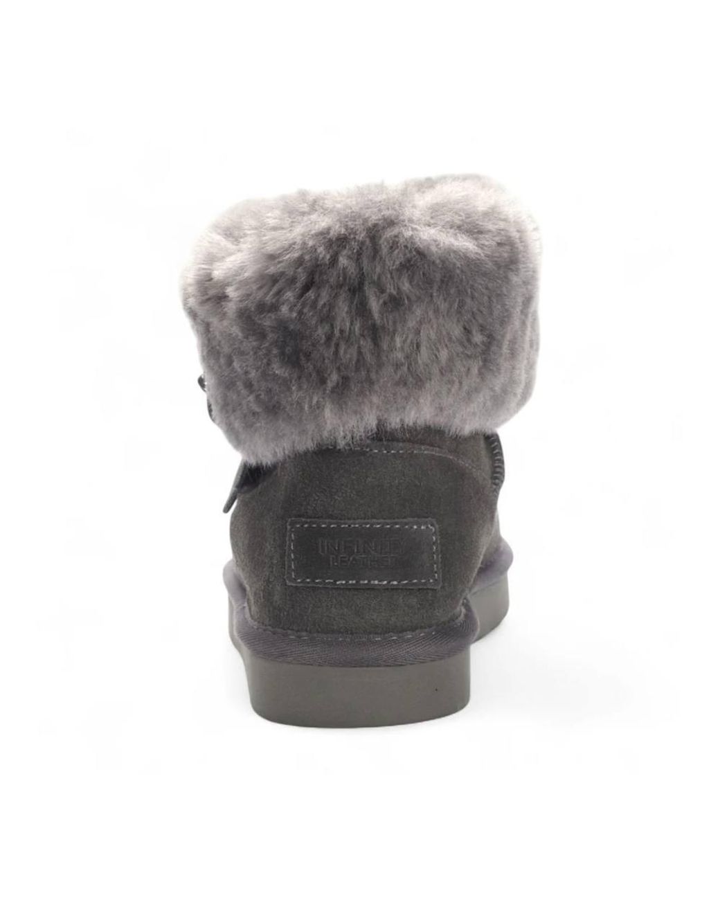 TruClothing Gray Suede Ankle Booties Slip-On Comfort Winter Boots