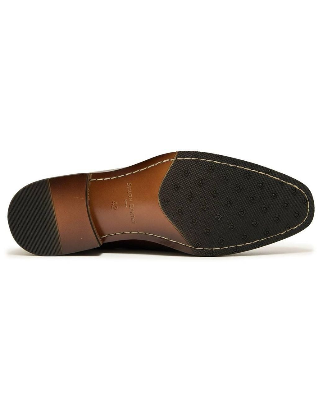 Simon Carter Brown Corso Chelsea Boots for men