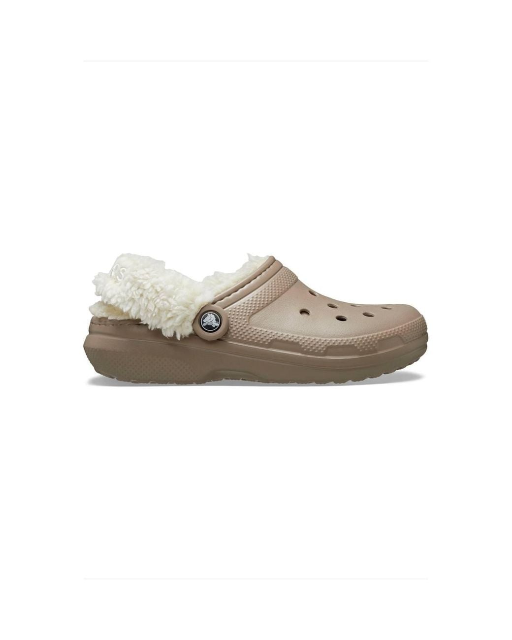 CROCSTM Brown Classic Lined Clog Mushroom