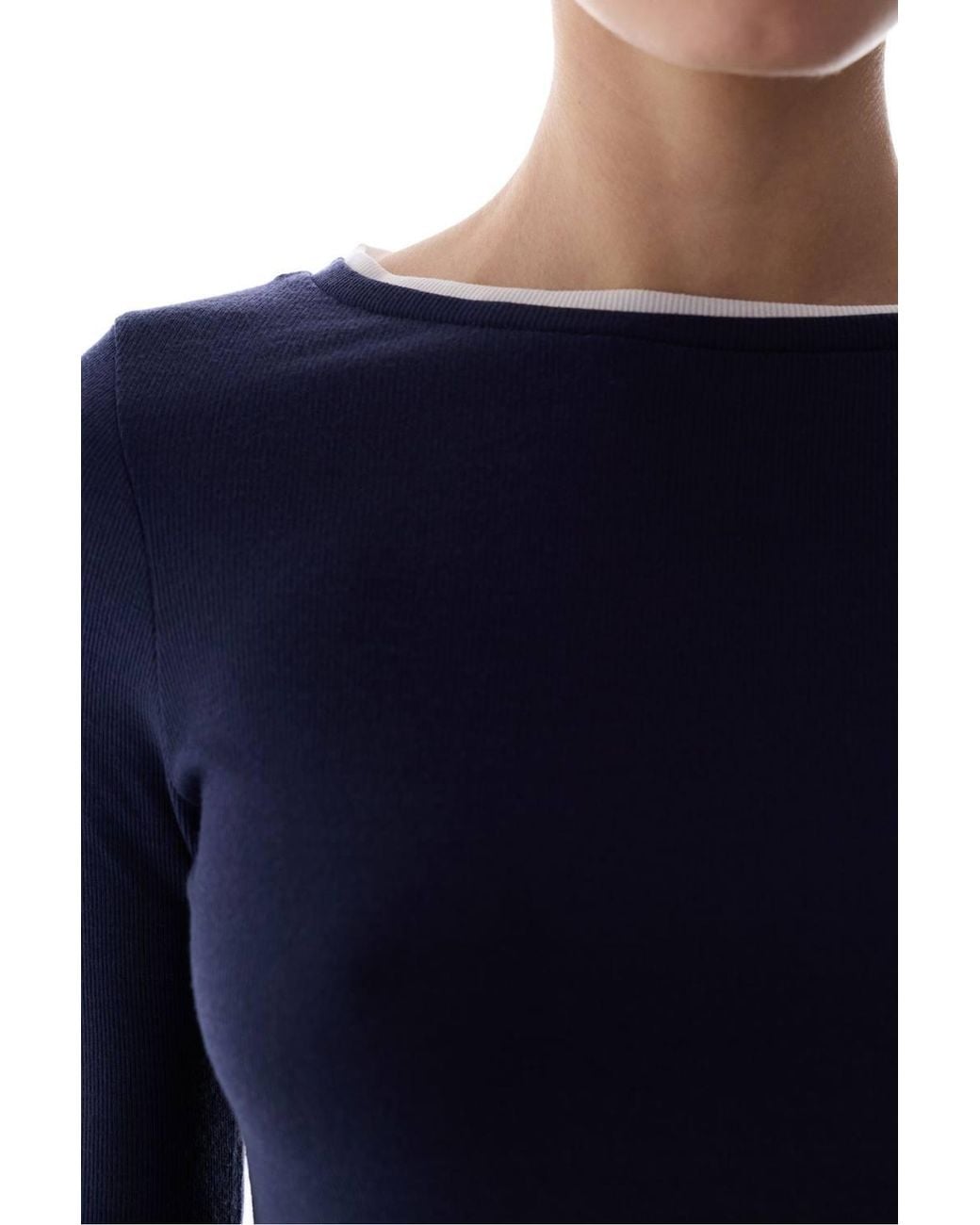 Penti Blue Breathable Long Sleeve Basic Top
