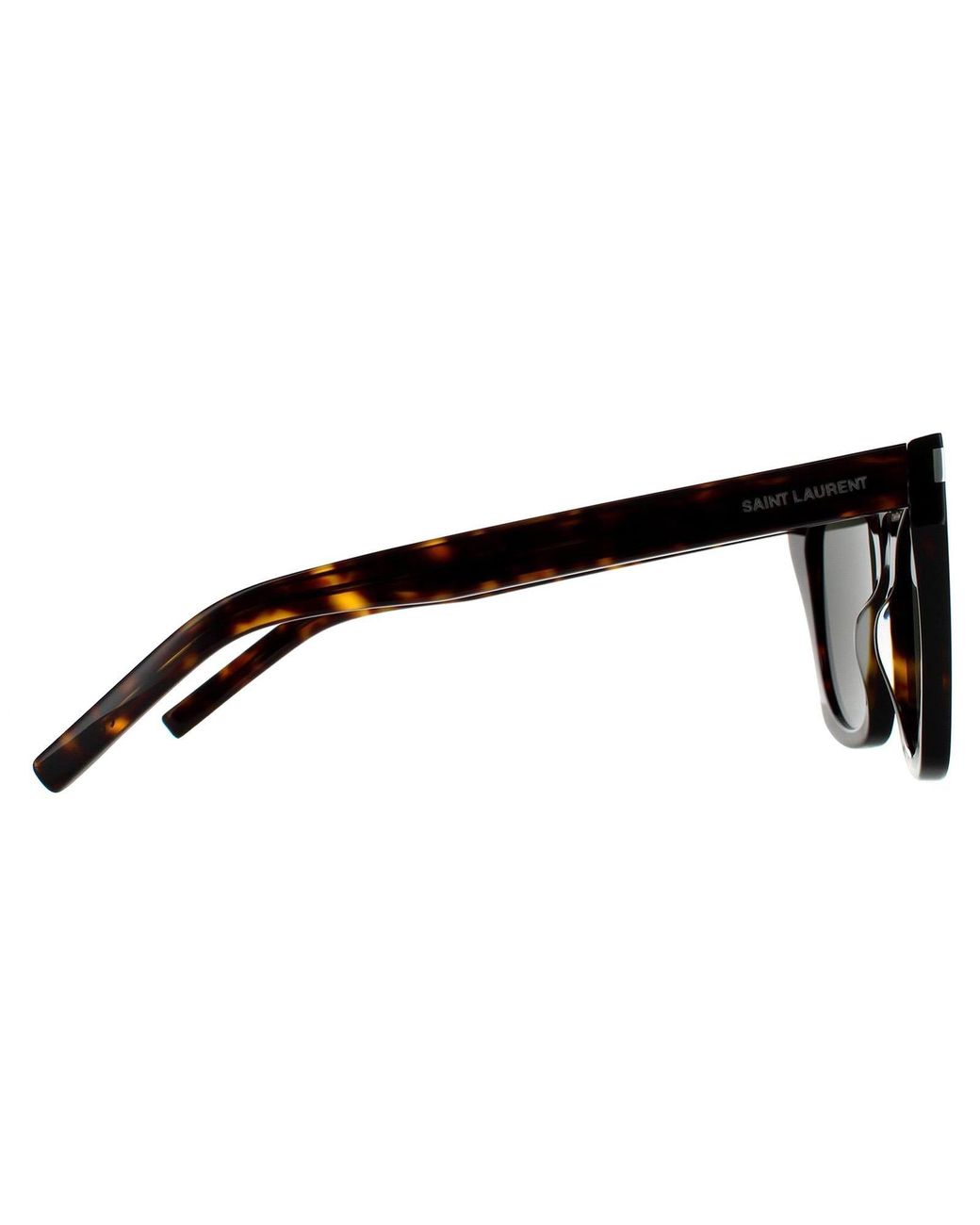 Saint Laurent Black Cat Eye Havana Sunglasses