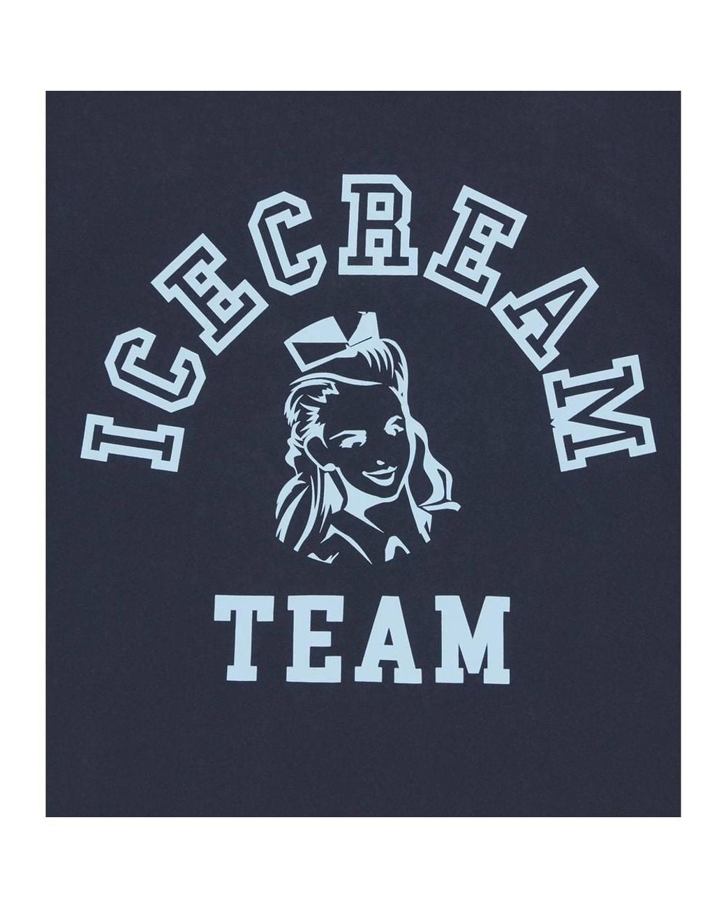 ICECREAM Blue T-Shirt Team for men