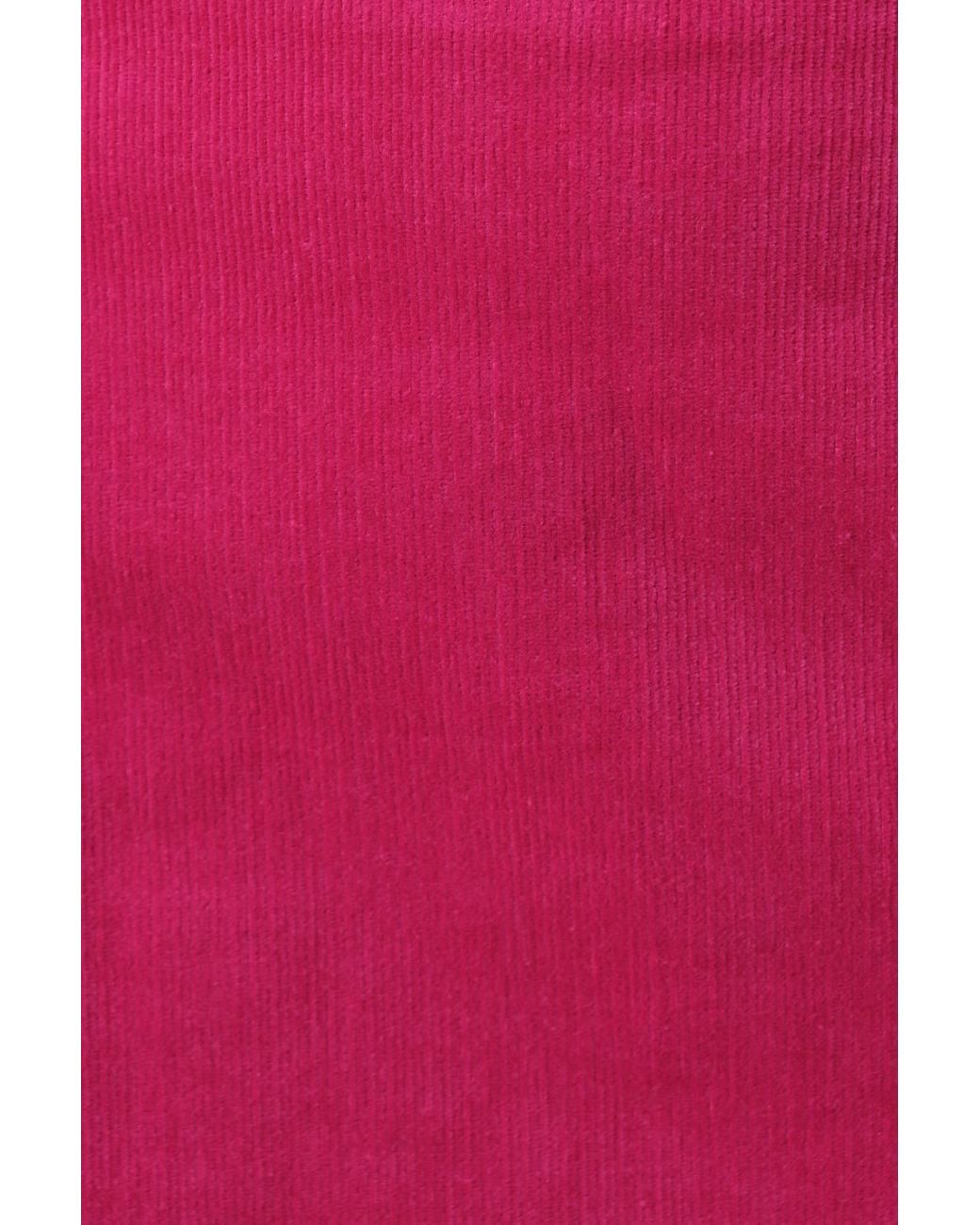 Louche Red Bonny Baby Cord Long Sleeve Mini Dress