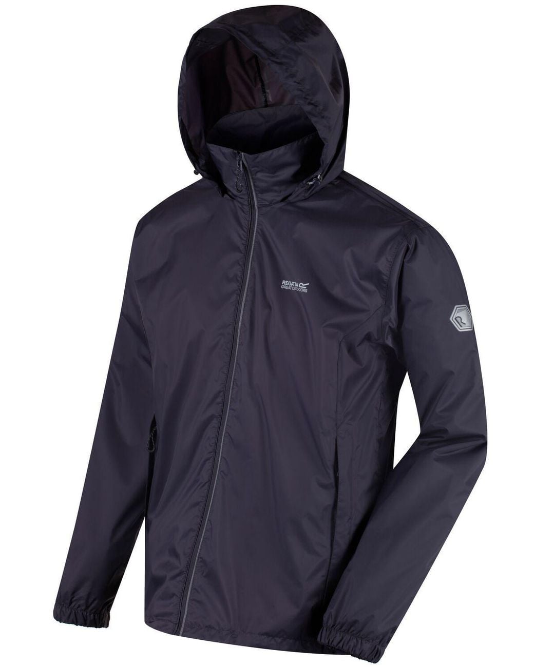 Regatta Gray Lyle Iv Waterproof Packaway Jacket for men