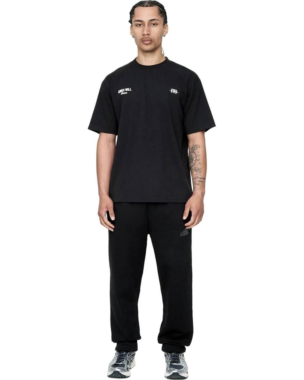Kings Will Dream Black Studio Garment District T-Shirt for men