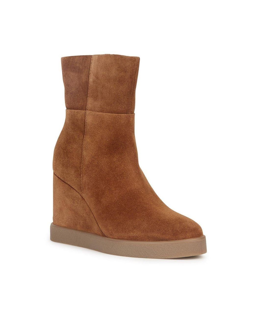 Geox Brown D Eildea Wedge B Ankle Boots