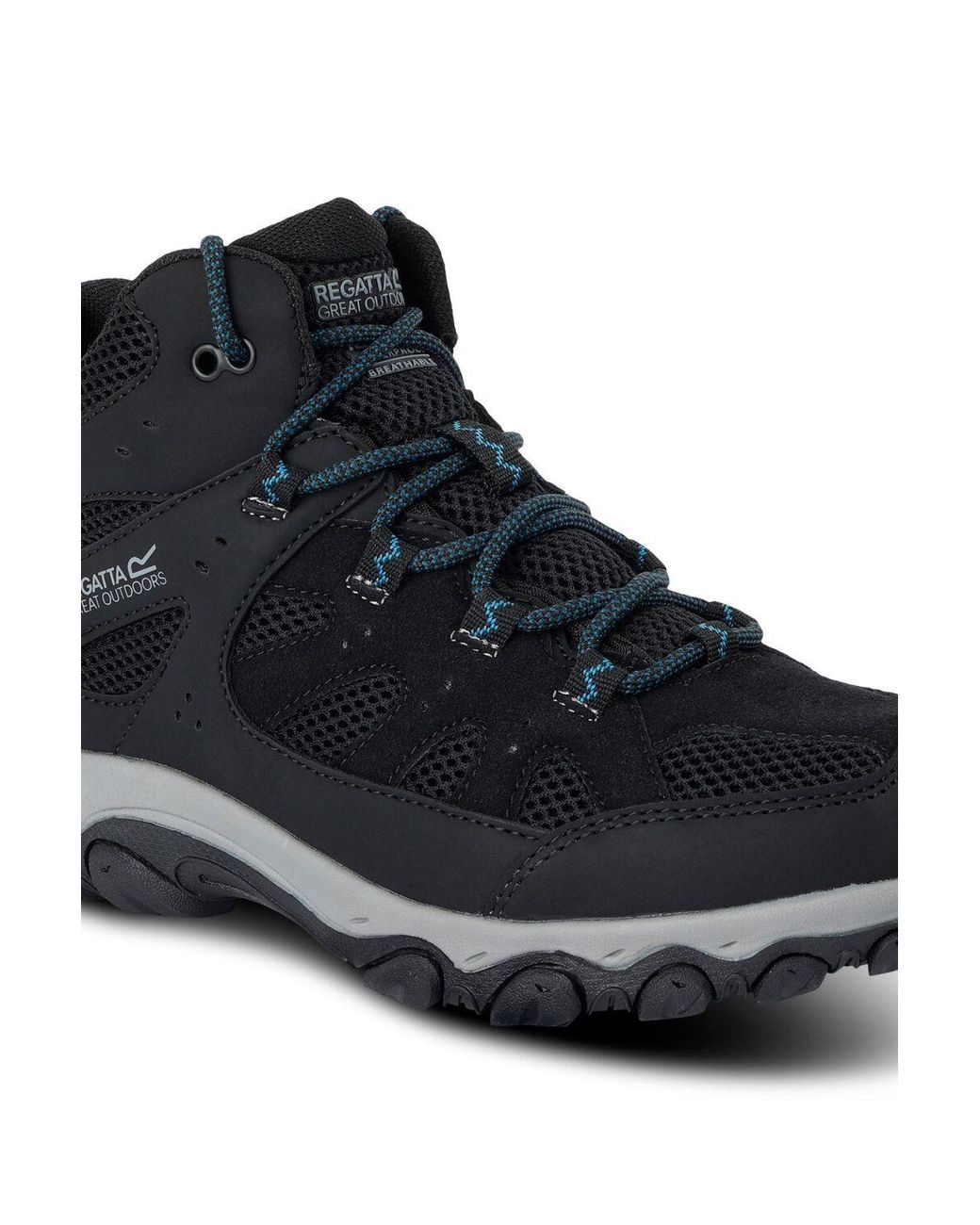 Regatta Blue Edgepoint Waterproof Breathable Mid Walking Boots
