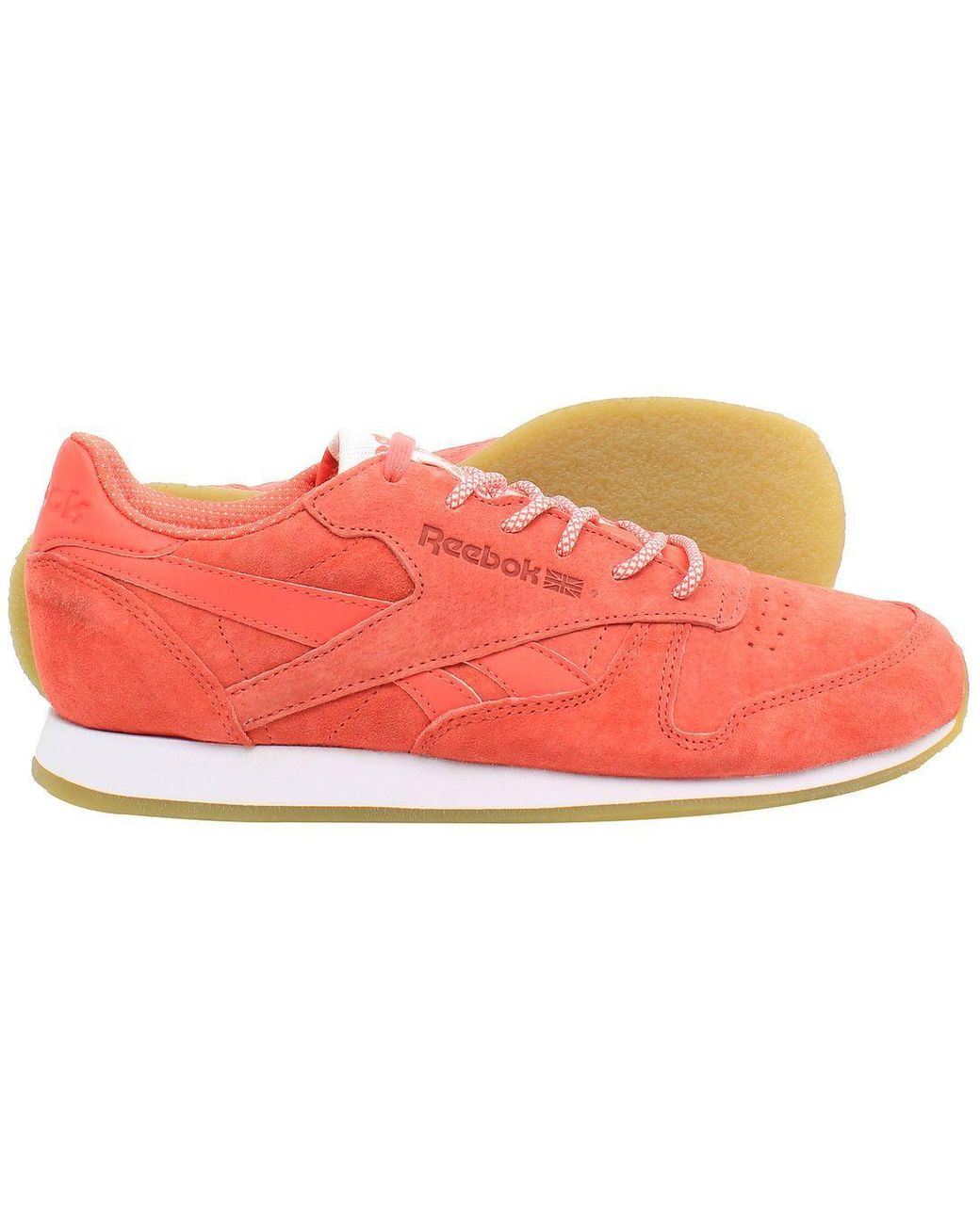 Reebok Red Classic Creoe Sail Away Trainers