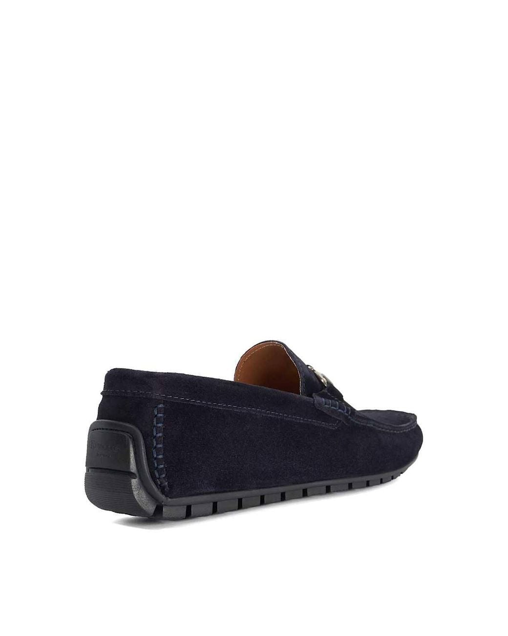 Dune Blue 'Brackon' Suede Slip-On Shoes for men