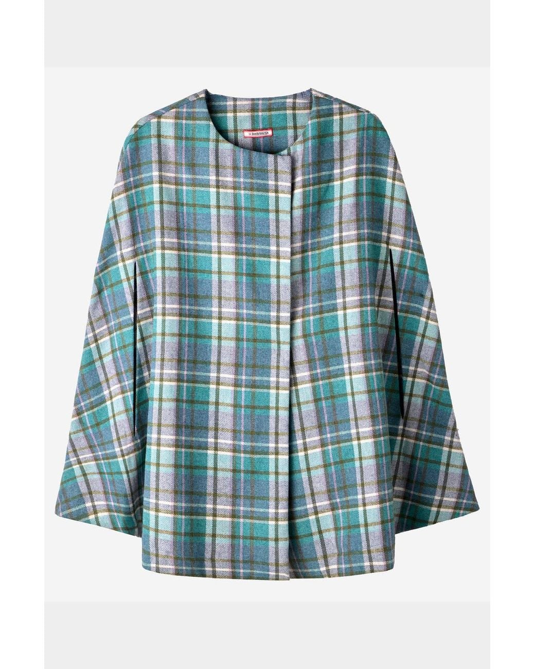 Joe Browns Blue Checked Heritage Cape