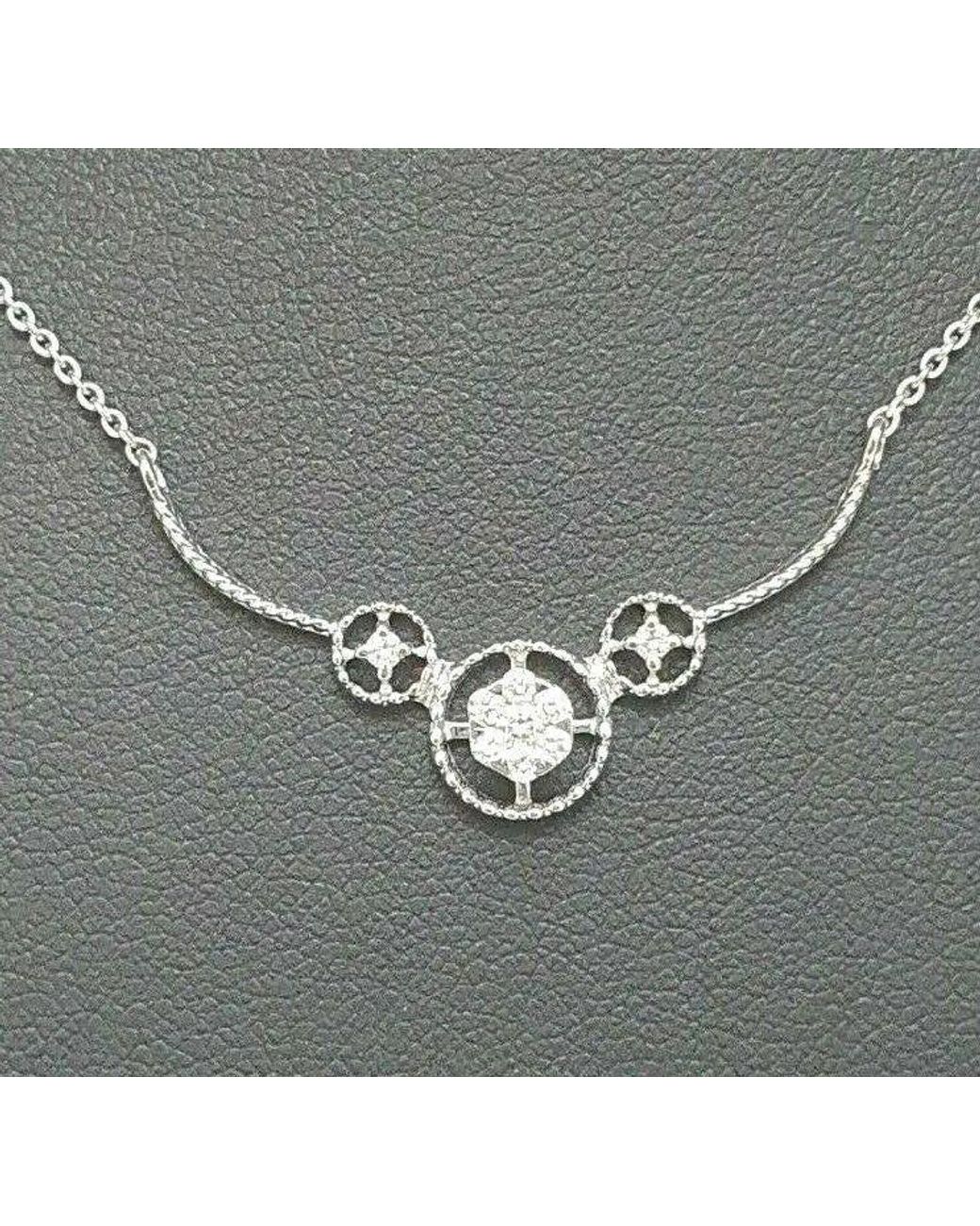 Raina Jewels Metallic 18Ct Diamond Chain Necklace