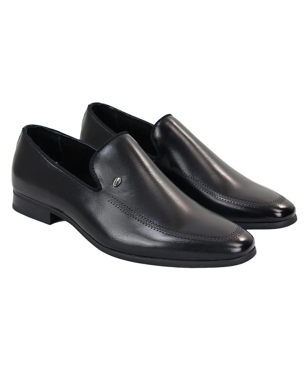 TruClothing Brown Slip On Loafer Shoes for men