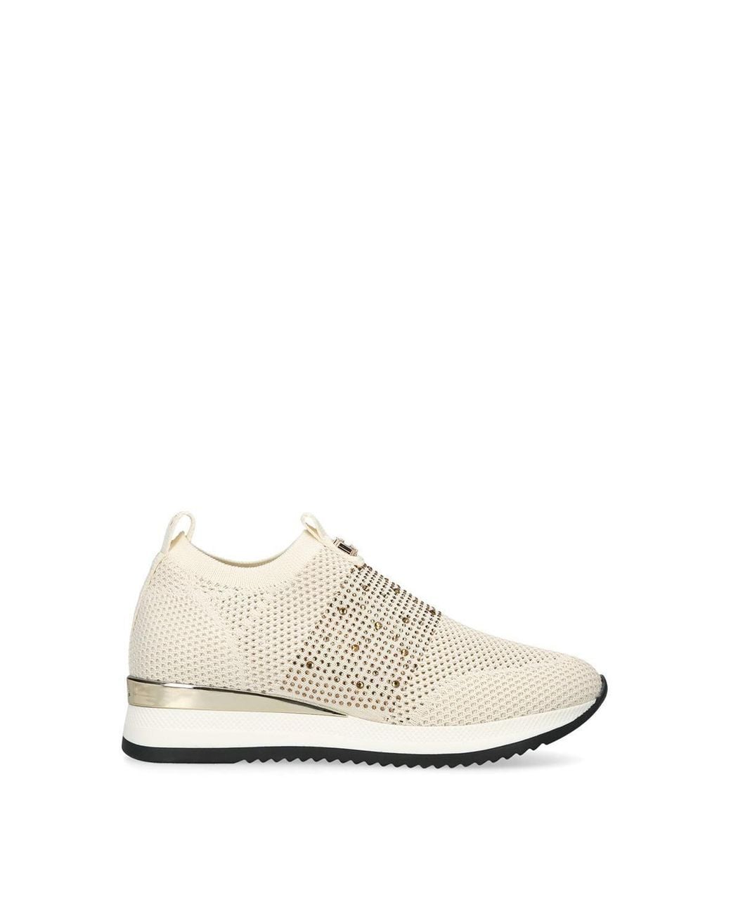 Carvela Kurt Geiger White 'Janeiro 2' Fabric Trainers