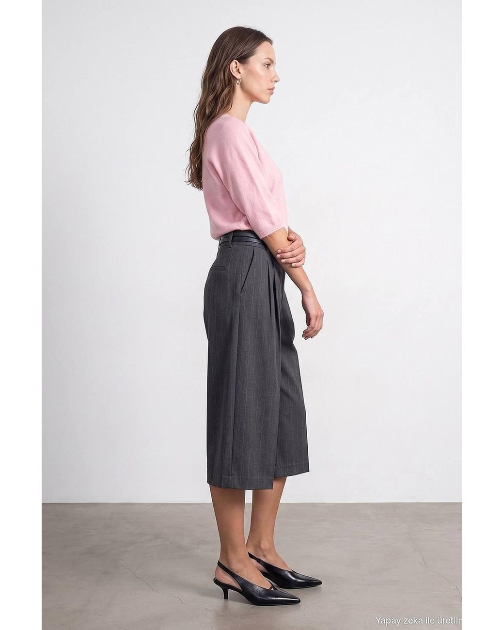 Dilvin Pink Wool Blend Sweater
