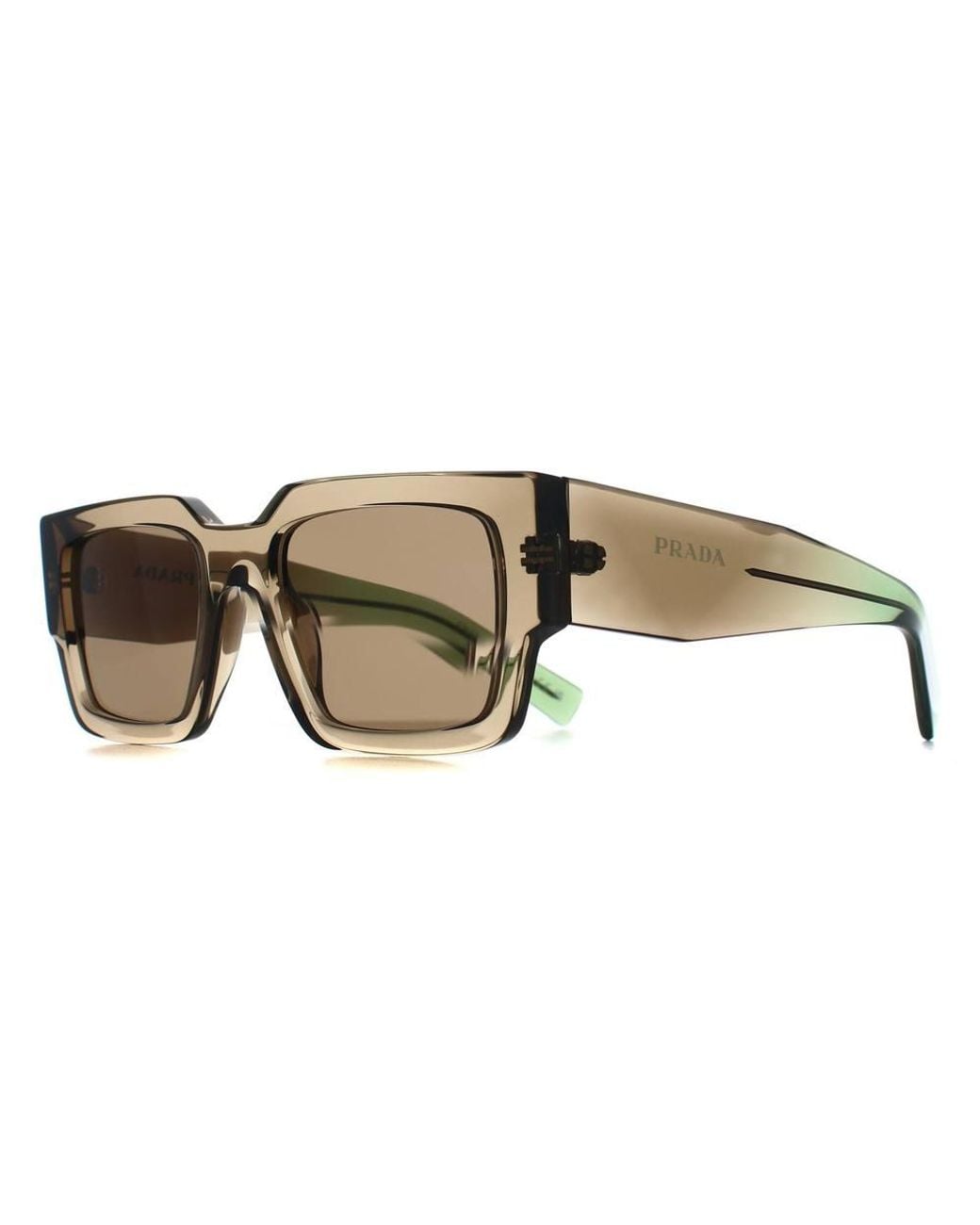 Prada Brown Rectangle Terra Light Prb17S for men