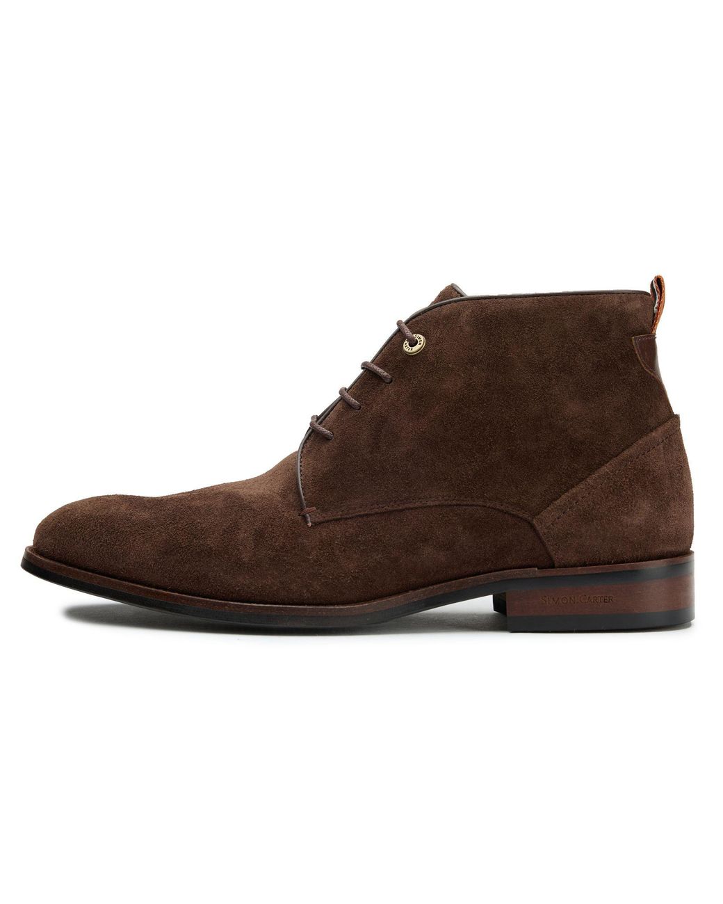 Simon Carter Brown Allos Chukka Boots for men