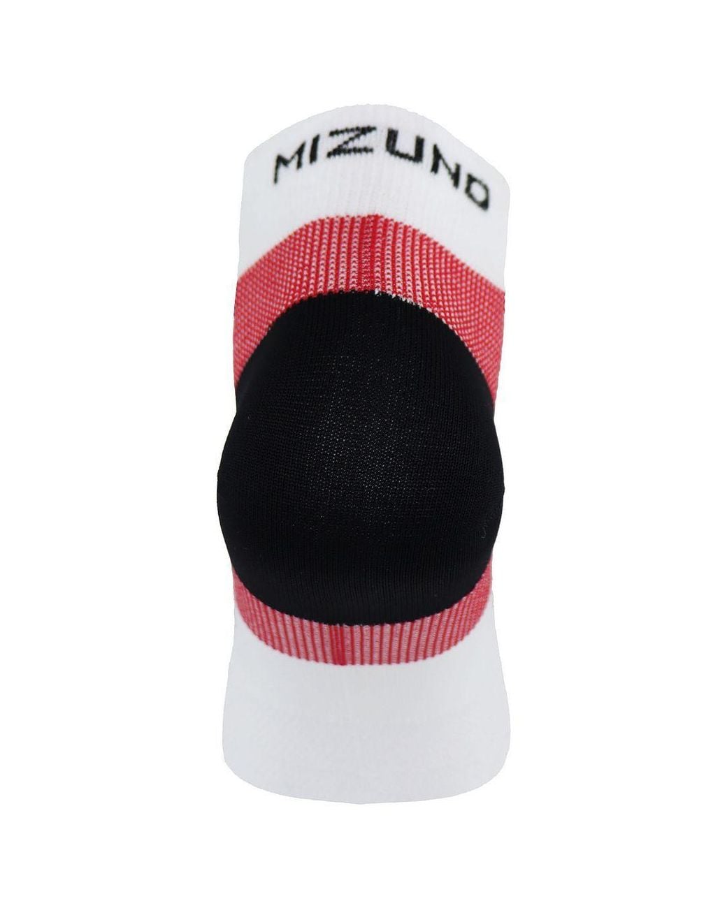 Mizuno White Drylite/ Support Mid Running Socks for men