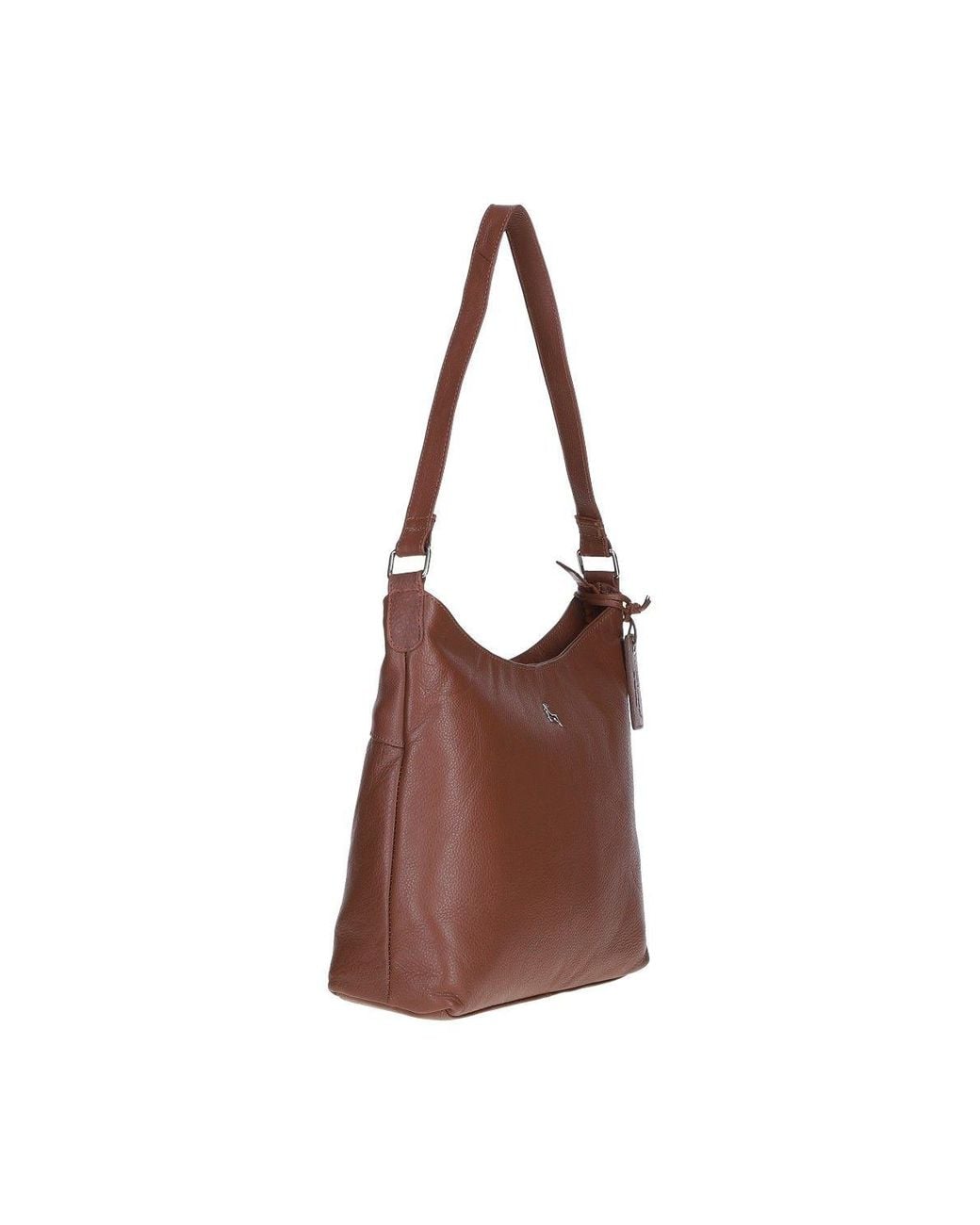 Ashwood Leather Brown 'Antrim' Chic Real Leather Shoulder Bag