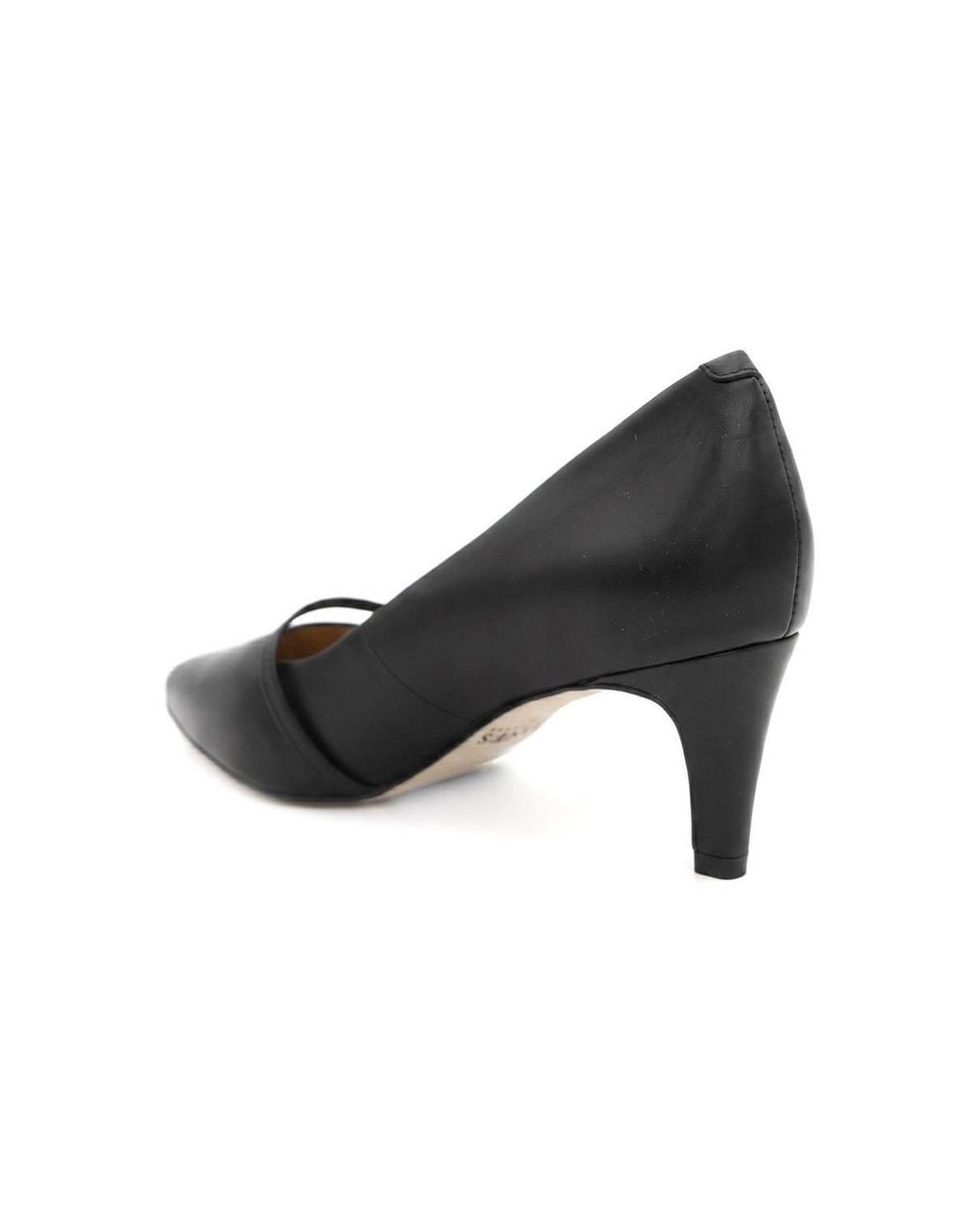 Jones Bootmaker Black Zienna Leather Stiletto Heel Mary Janes