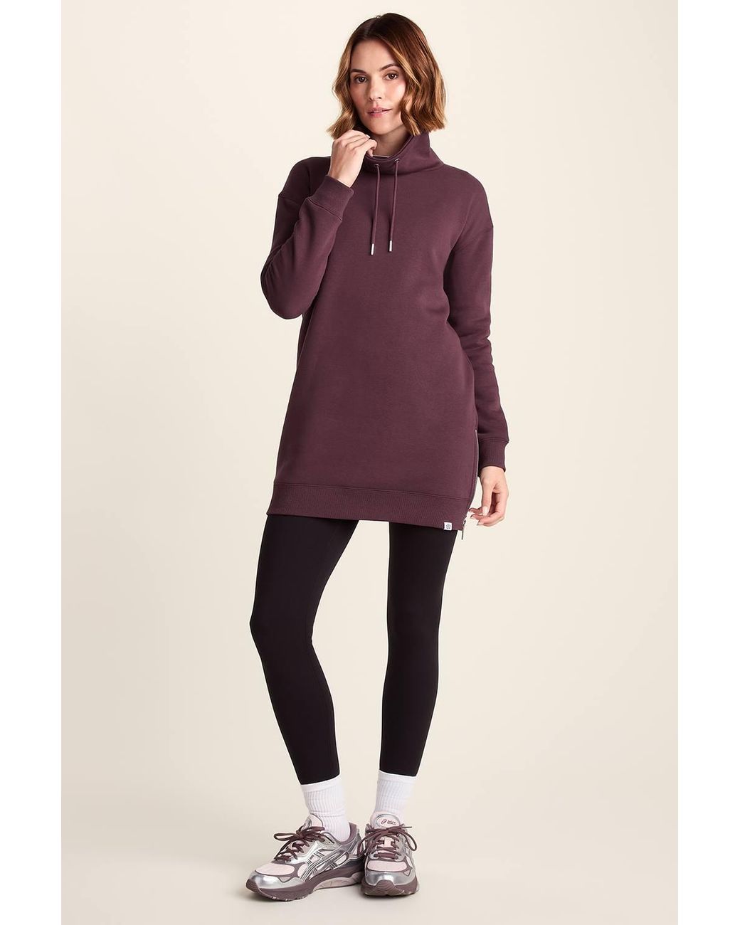TOG24 Purple 'Drakeford' Supersoft Longline Sweat