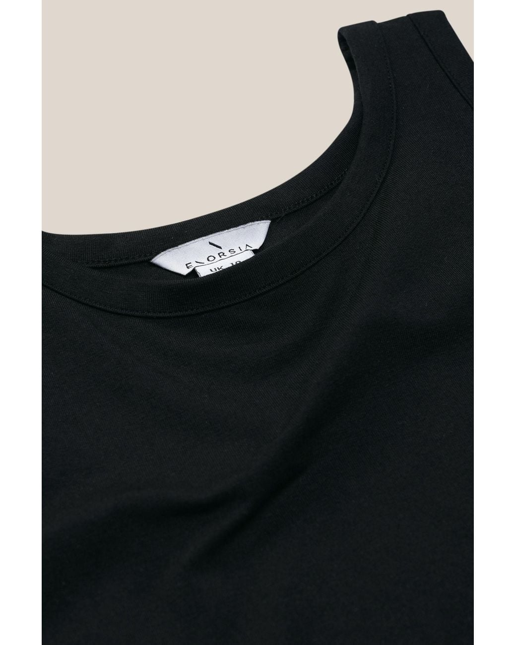Enorsia Black Super Soft Cropped Tank Top