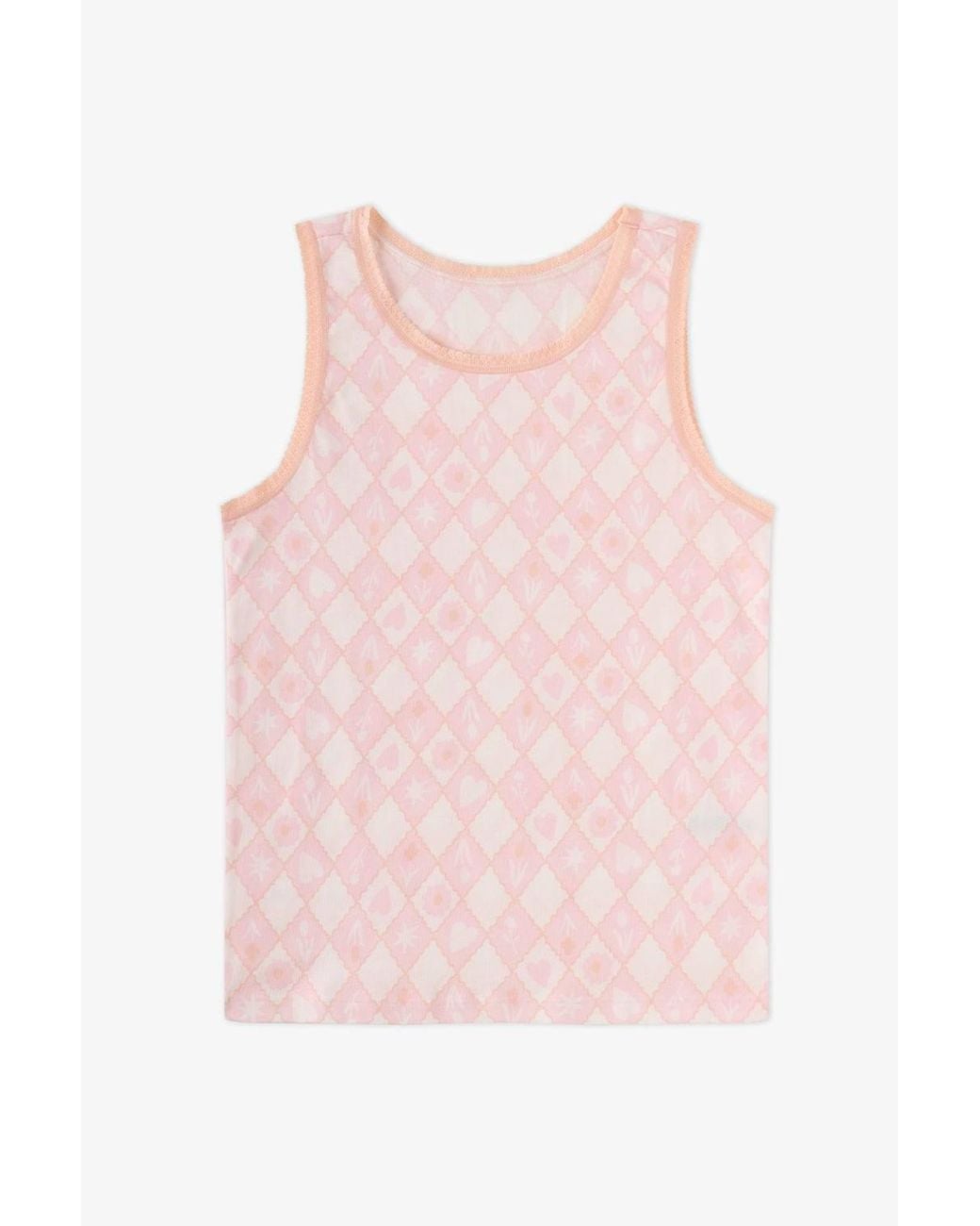 Penti Pink Princess Print Floral Tank Top