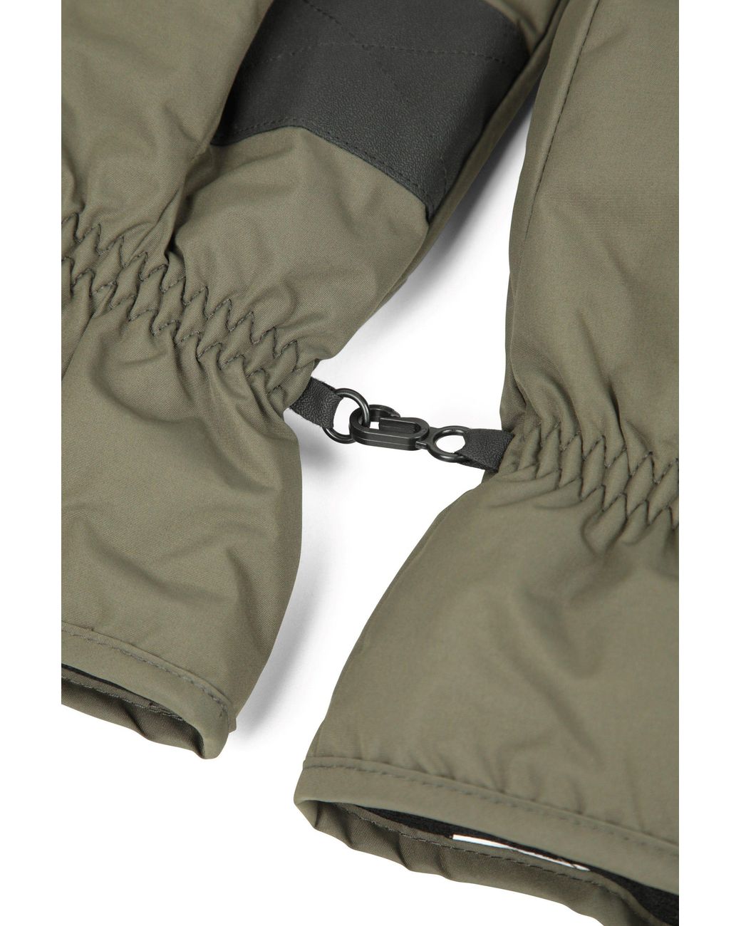 Mountain Warehouse Green Snowproof Textured Palms Fleece Lined Skiing Gloves for men
