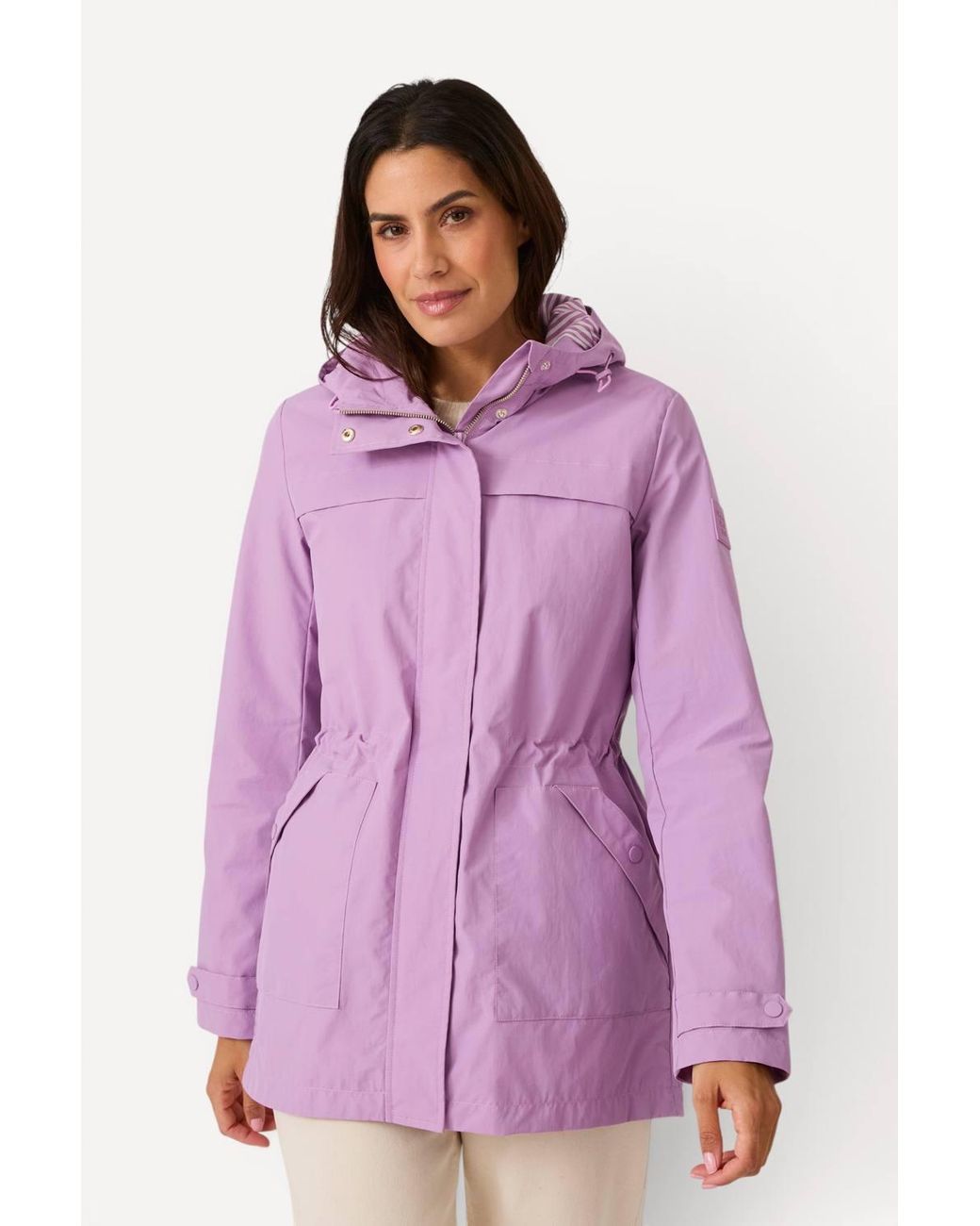 DAMART Pink Water-Repellent Hooded Jacket