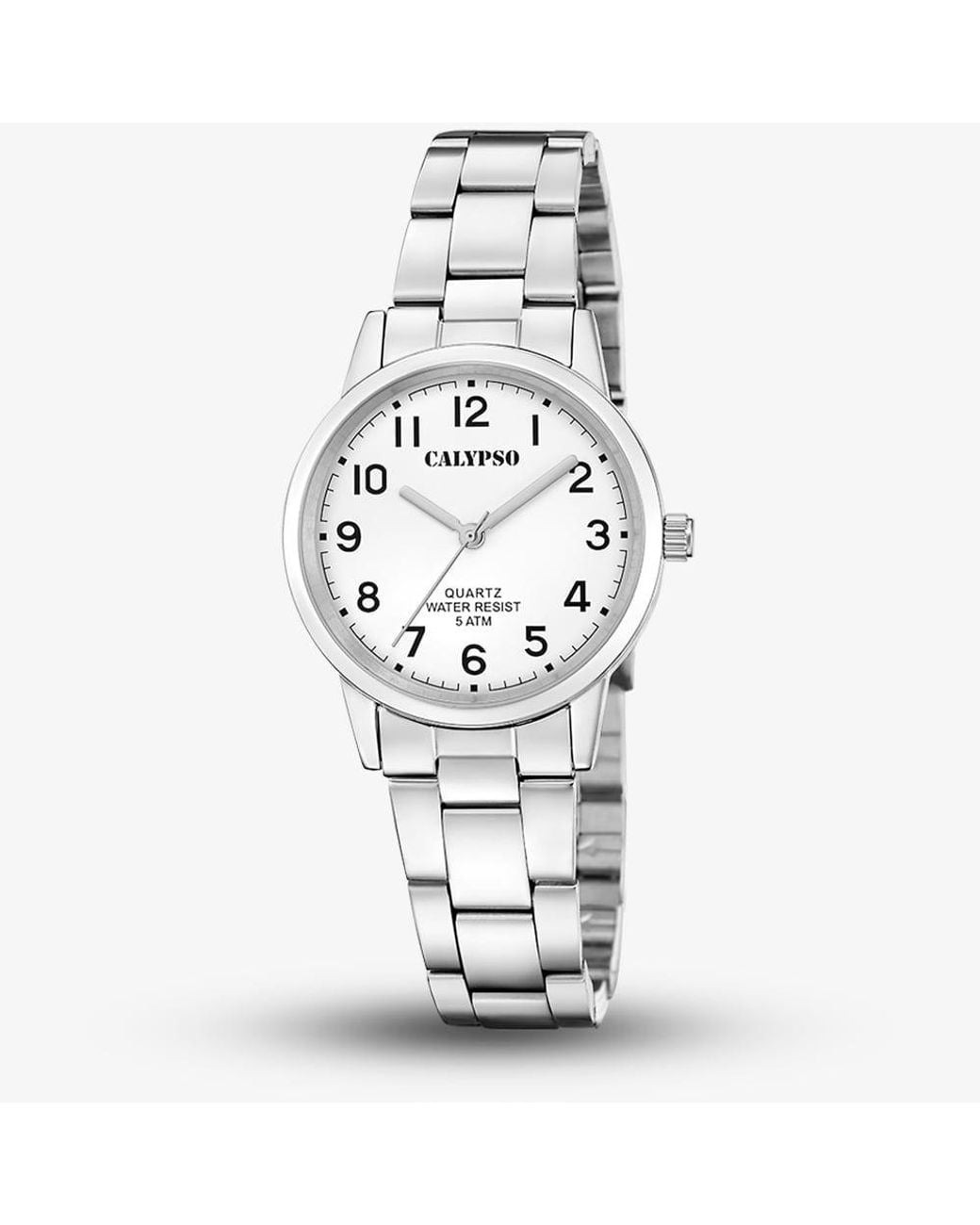Calypso St. Barth Metallic Stainless Steel Dress Watch K5859/1