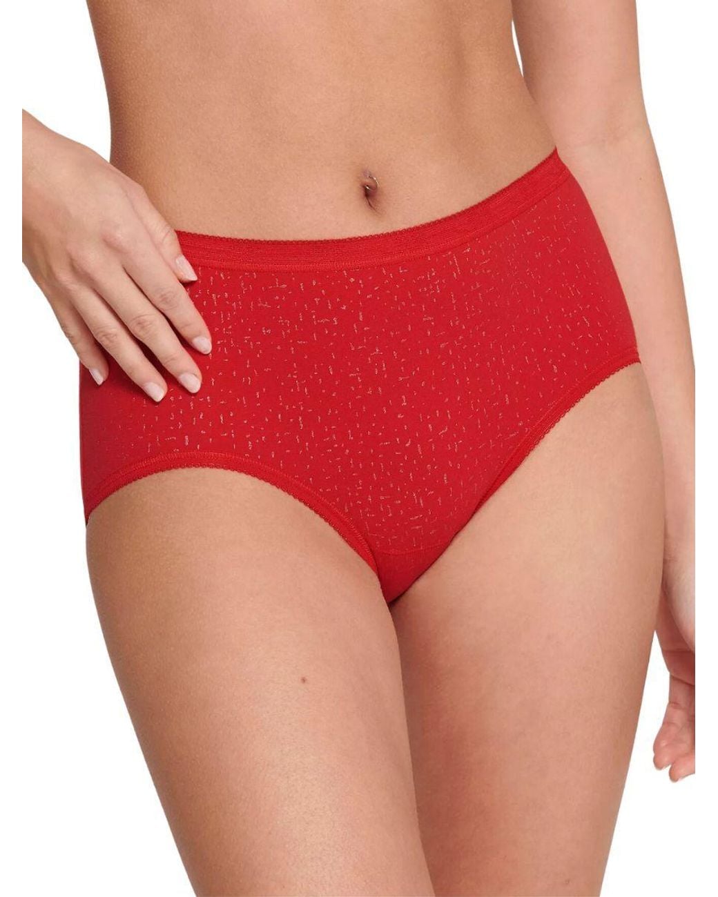 Sloggi Red Basic+ Midi 3 Pack Briefs