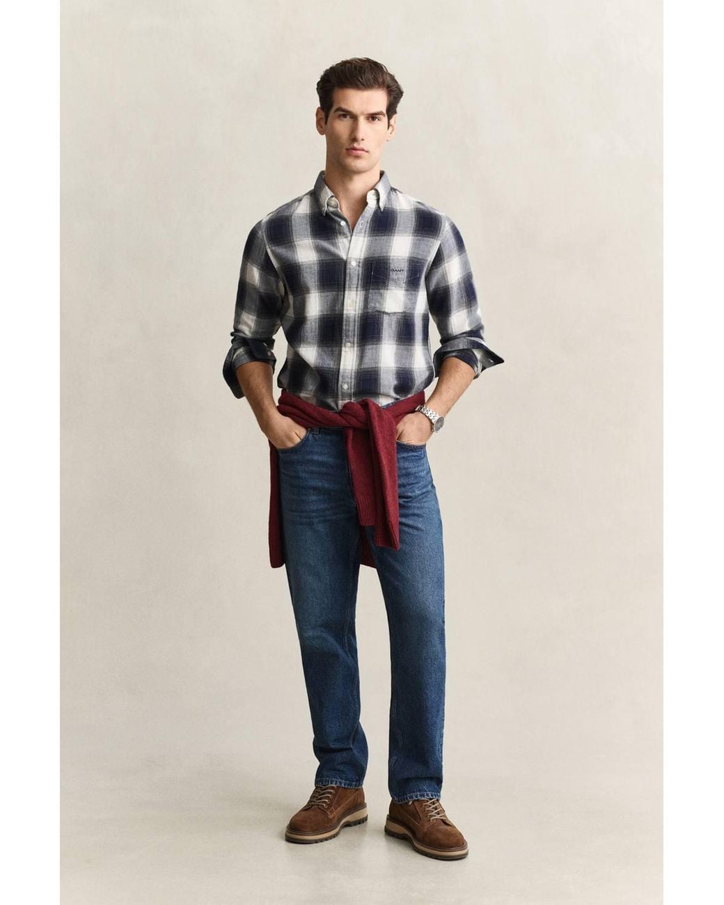 Gant Blue Shield Short Sleeve T-Shirt for men