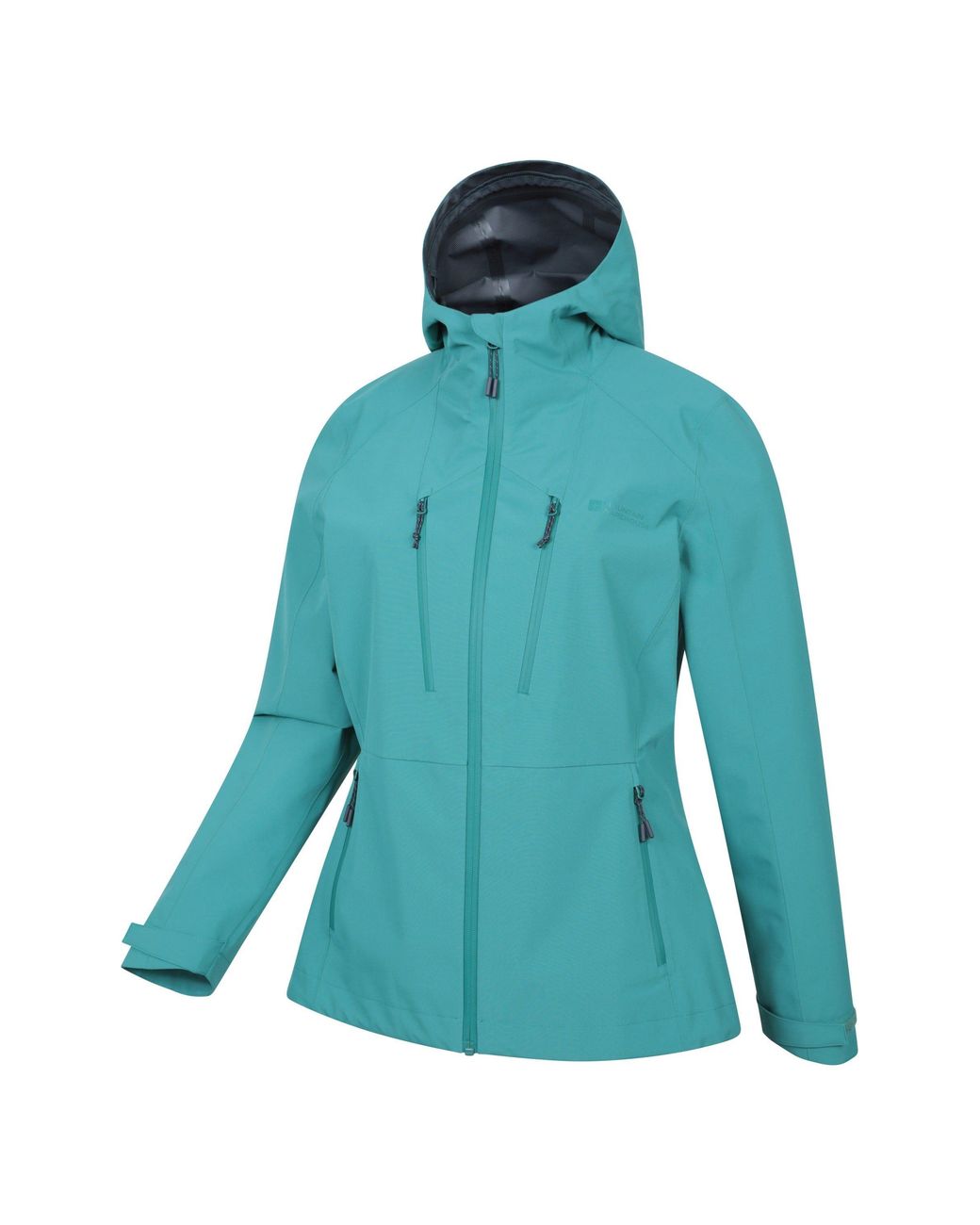 Mountain Warehouse Blue 'Rainstorm' Lightweight Breathable Comfy 2.5 Layer Waterproof Jacket