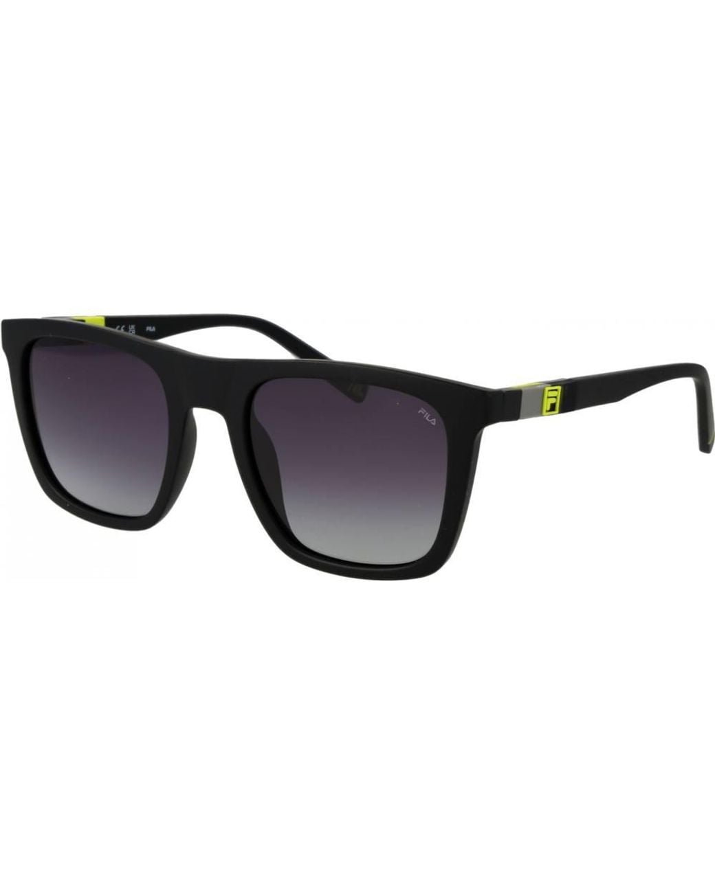 Fila Black Sfi527 52U28P Square/Rectangle Sunglasses for men