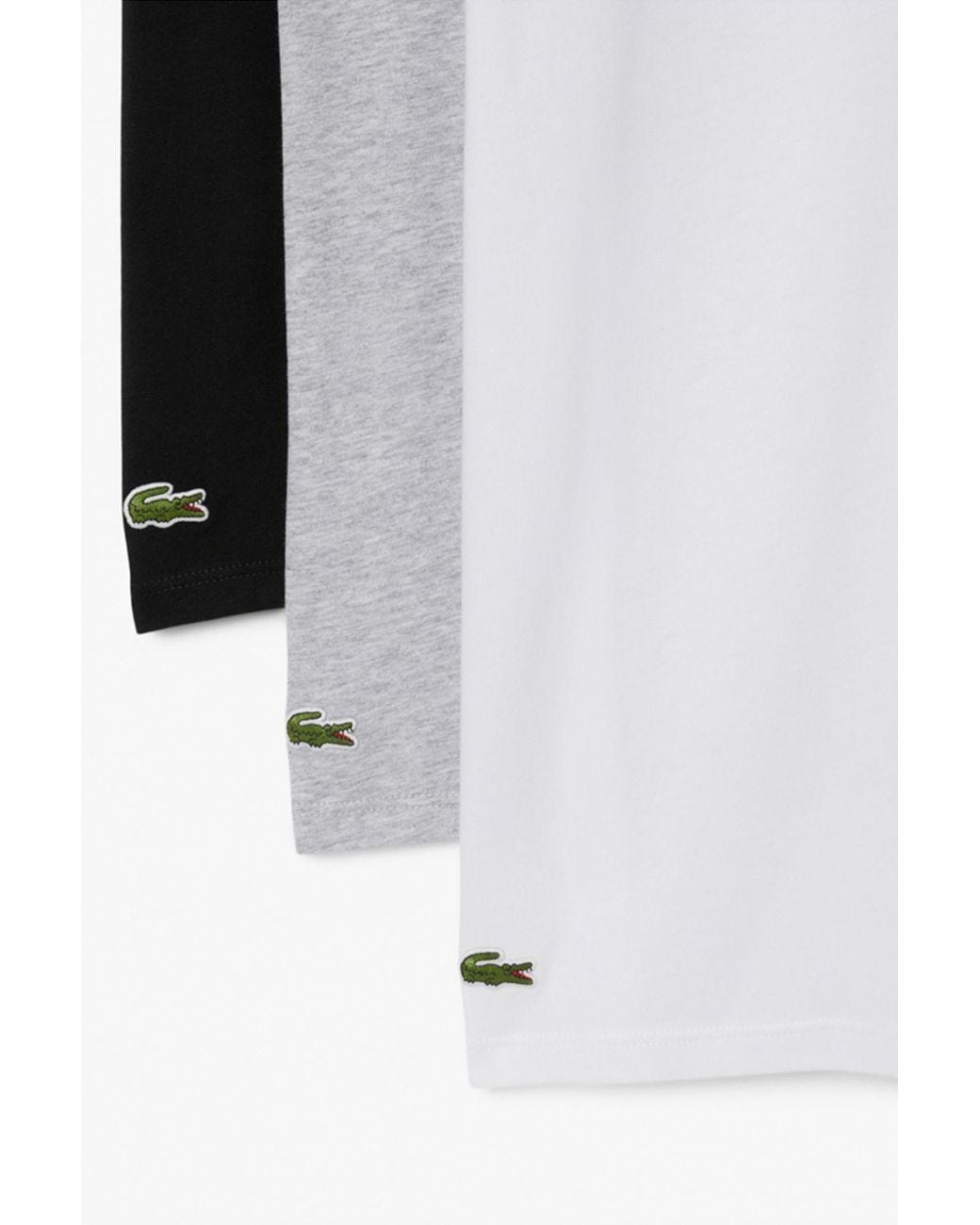 Lacoste Black T-Shirt Multi Pack for men
