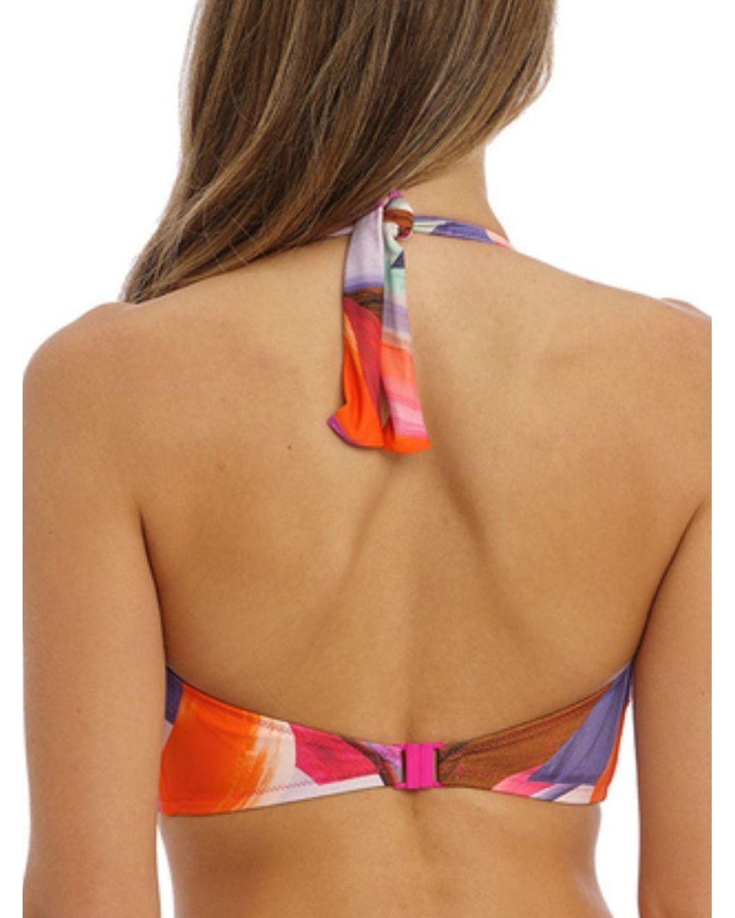 Fantasie Red Aguada Beach Bandeau Bikini Top