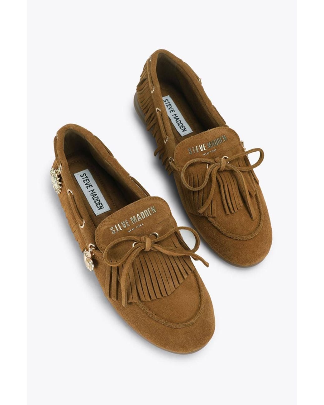 Steve Madden Brown 'Rascals Suede' Suede Flats