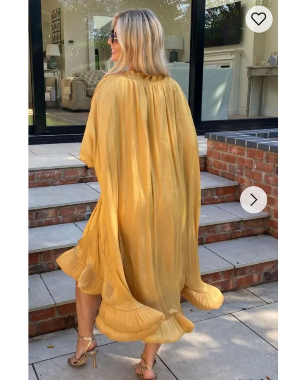 CY Gray Ruffle Hem Oversized Dress With Belt