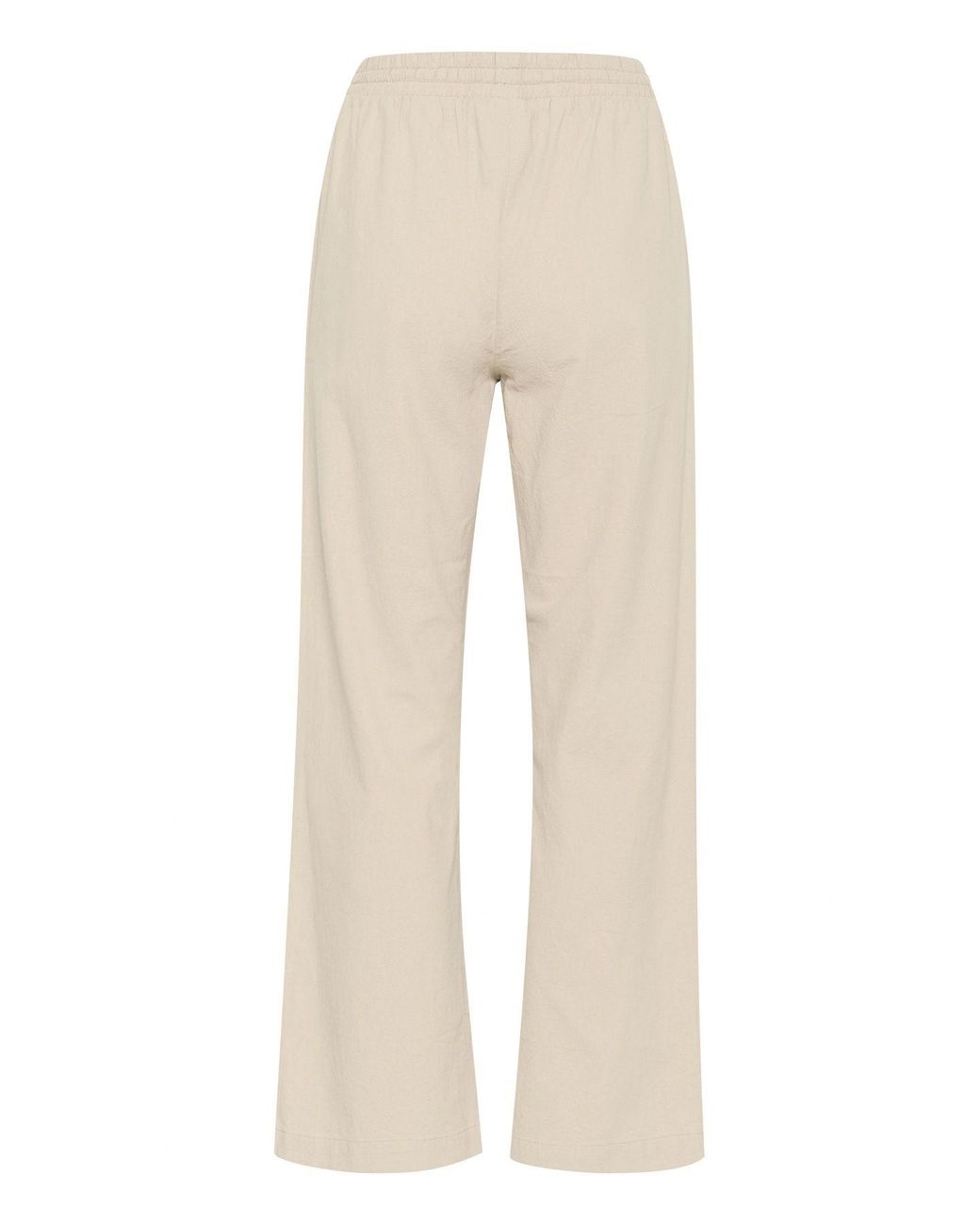 Saint Tropez Natural Zalinda High Waisted Drawstring Trousers