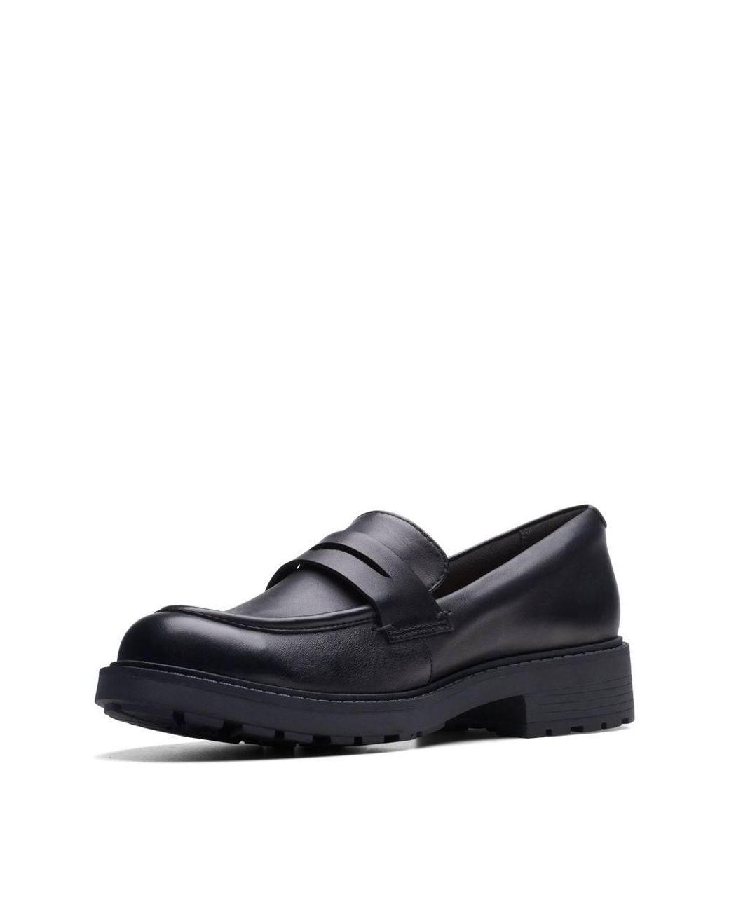 Clarks Blue Orinoco 2 Penny Loafer Leather Loafers, Slip Ons