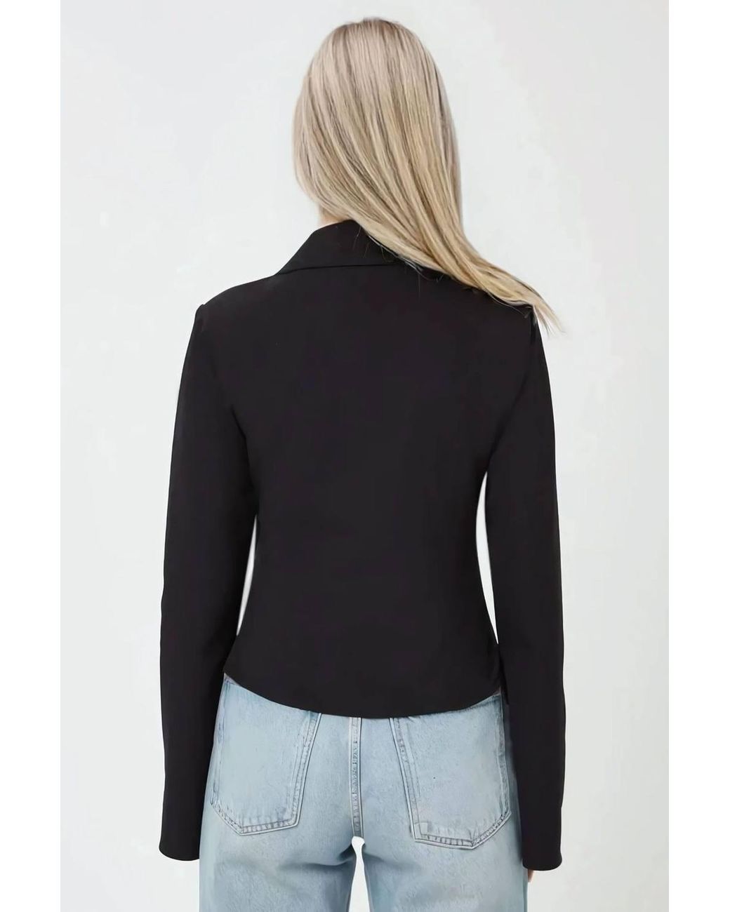 Hiccup Black Fitted Long Sleeve Cotton Shirt