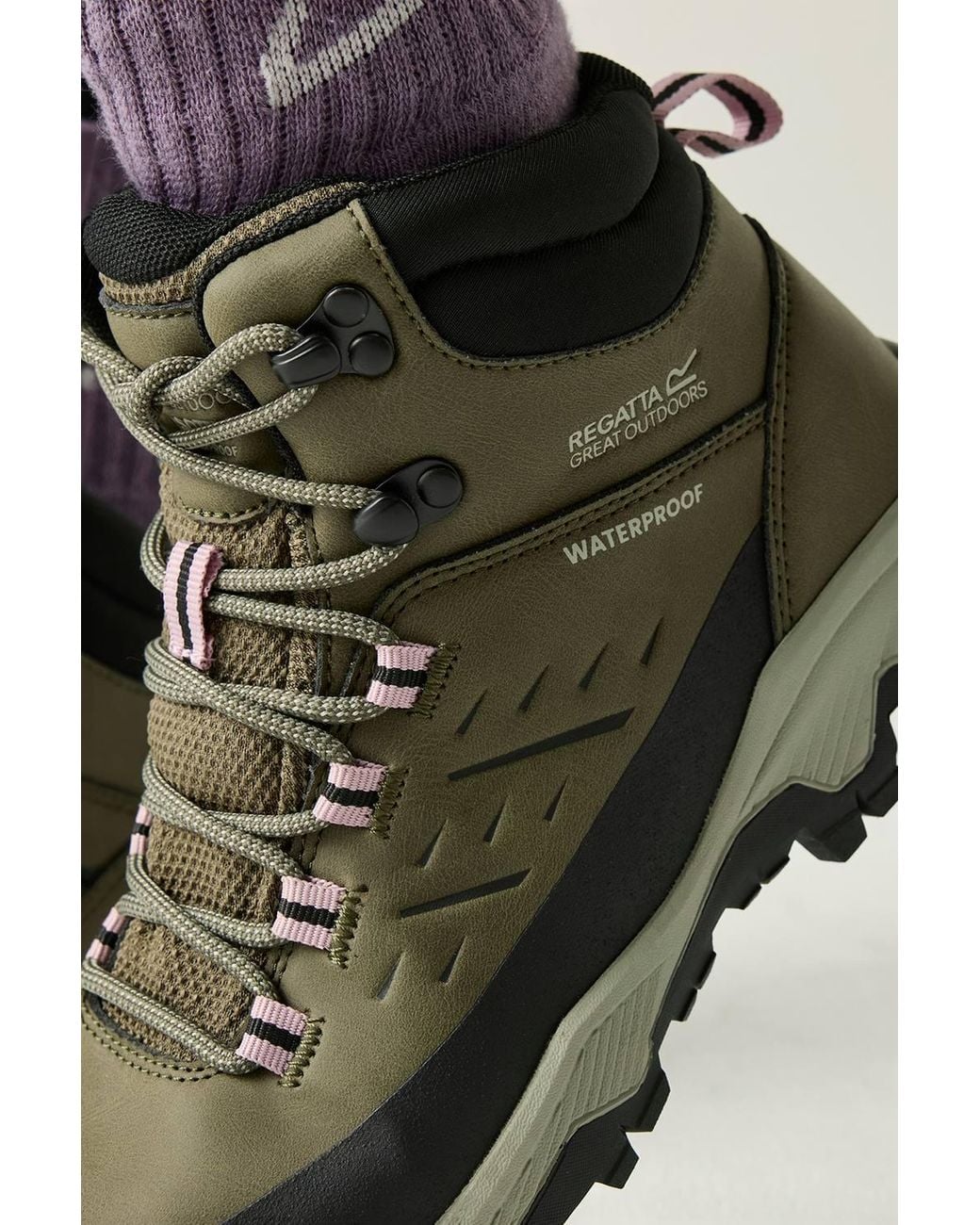 Regatta Black Blake Waterproof Breathable Walking Boots