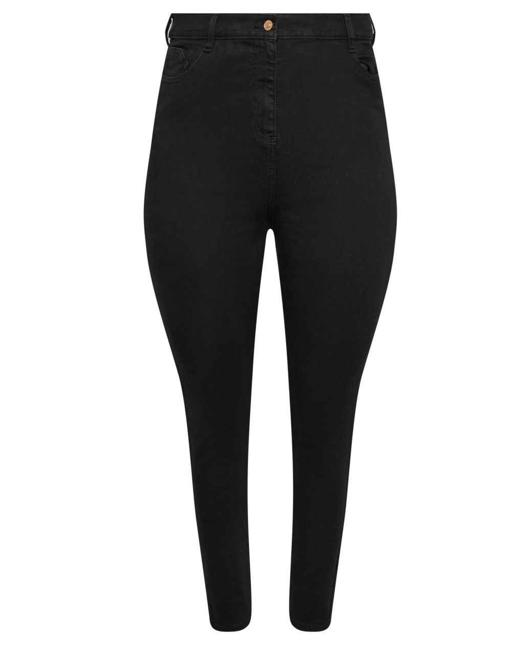 Yours Black Stretch Skinny Ava Jeans