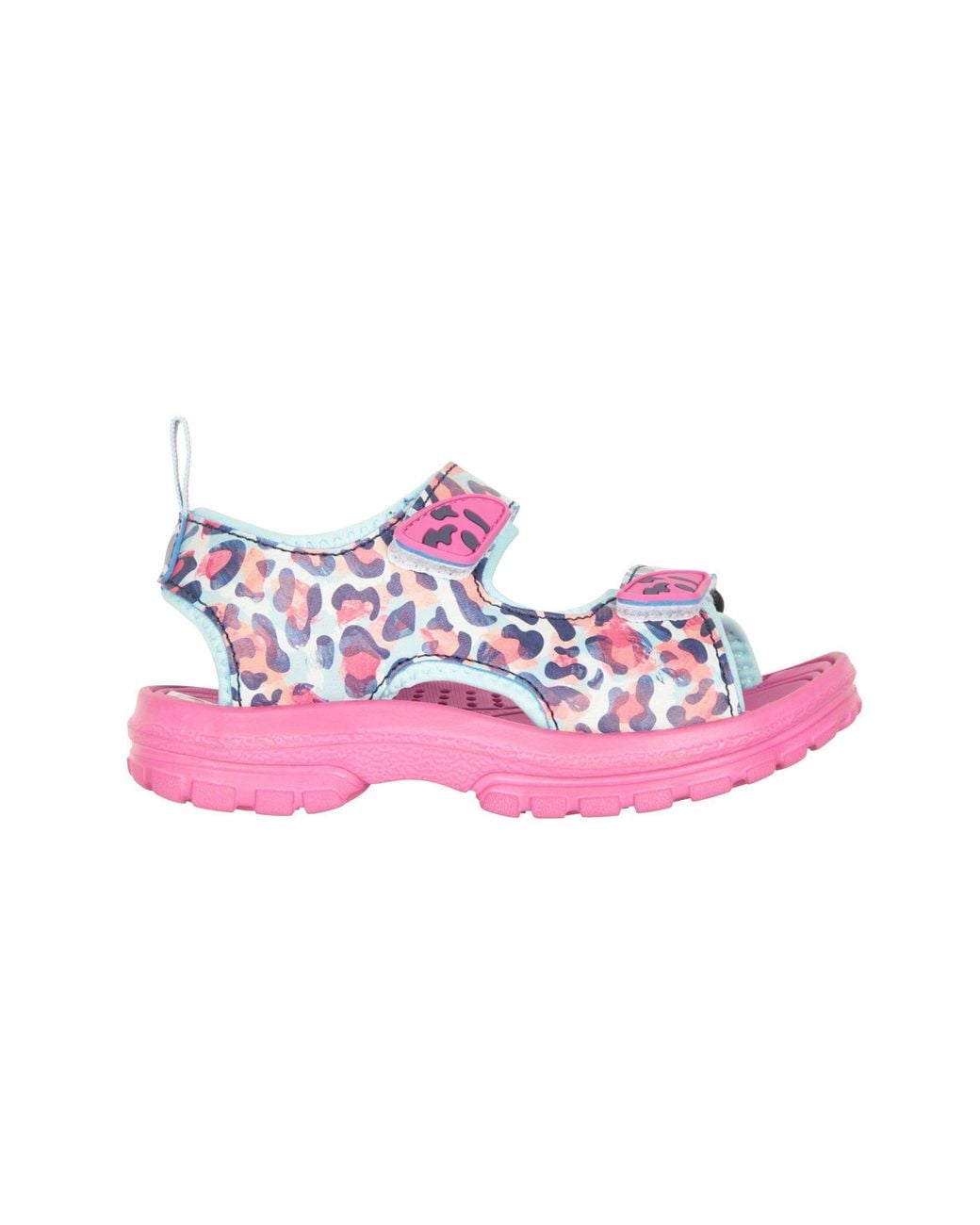 Mountain Warehouse Pink 'Sand' Soft Lined Cushioned Lightweight Open Toe Touch Strap Sandals
