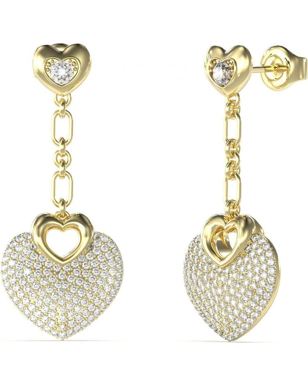 Guess Metallic Jube05210Jwygt-U Pair Of Earrings