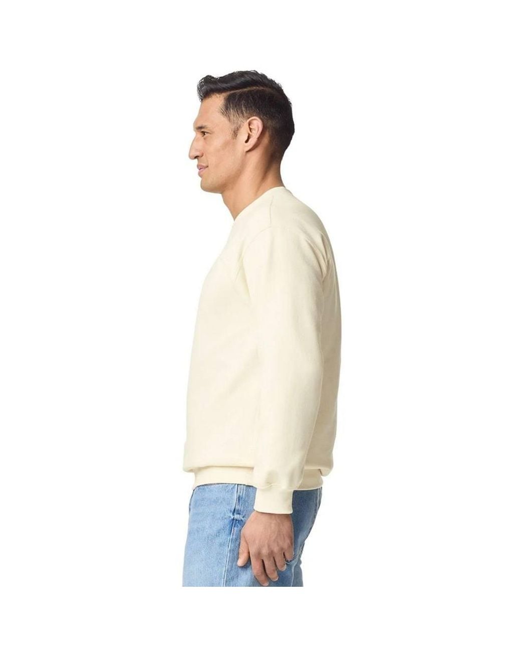 Gildan Natural Softstyle Midweight Quarter Zip Sweatshirt for men