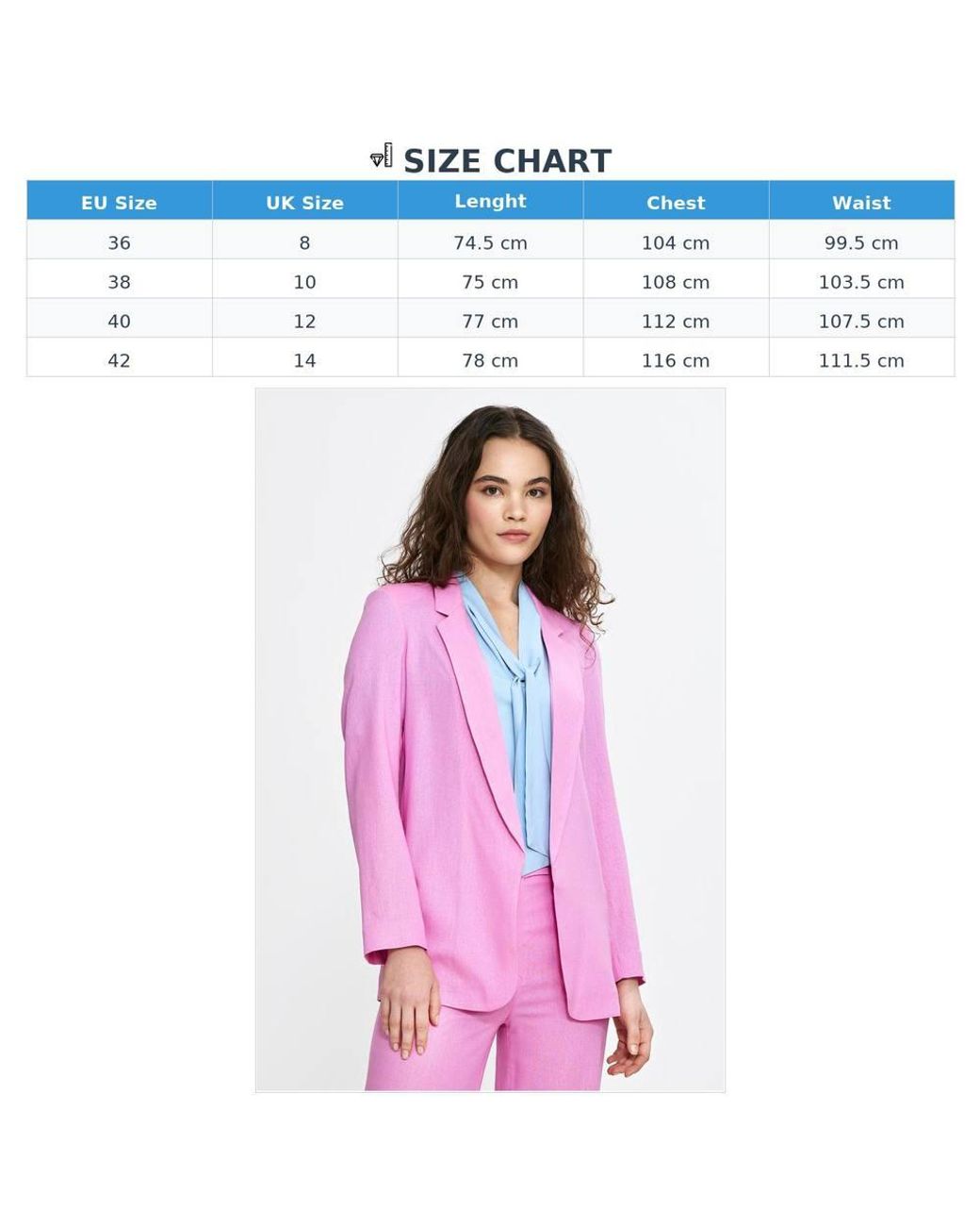 Love Lace Pink Office Classic Blazer