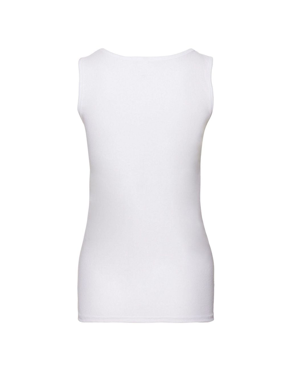 Fruit Of The Loom White Valueweight Lady Fit Vest Top