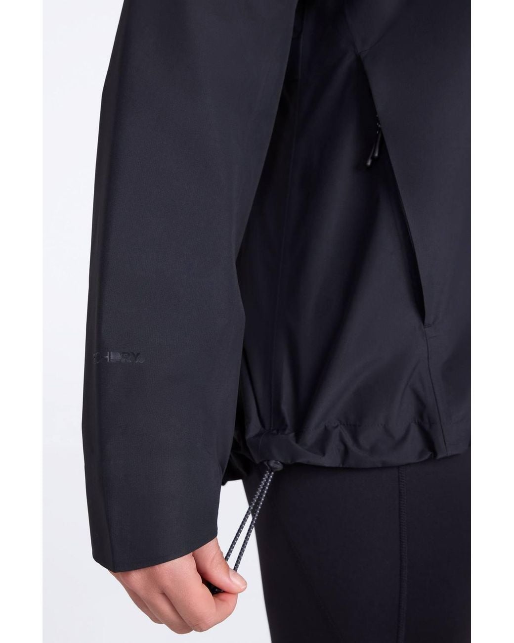 Mountain Warehouse Gray 'Aerovent' 2.5 Layer Waterproof Windproof Packable Hooded Rain Jacket