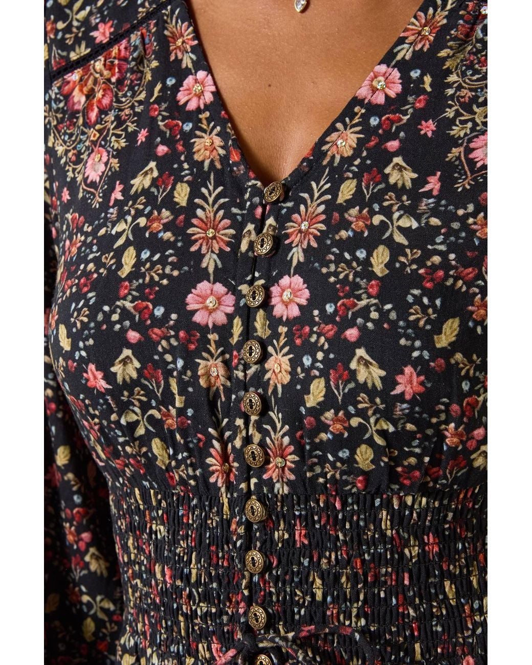 Joe Browns Brown Boho Dreams Long Sleeve Maxi Dress