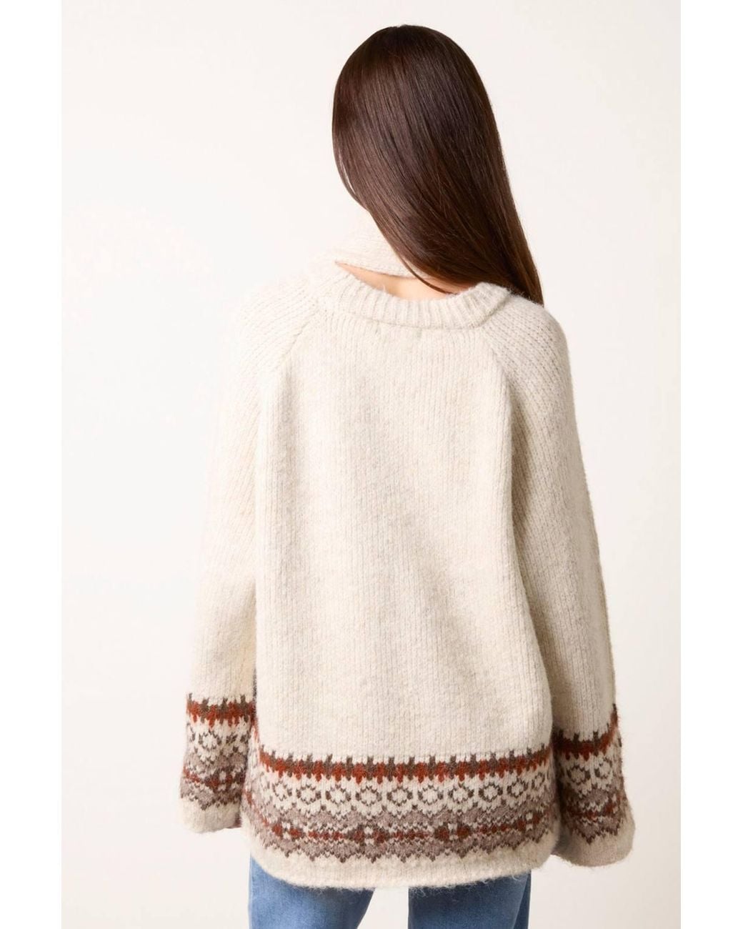 Blue Vanilla Natural Long Sleeve Round Neck Jumper